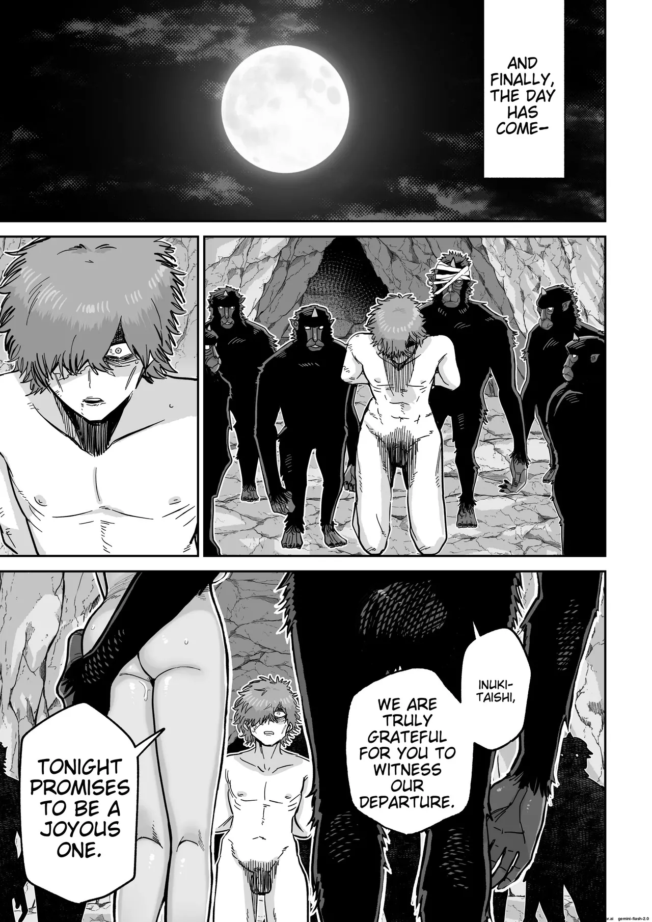 Saruyome Kyousei Iruikonintan Chapter 1 - page 46