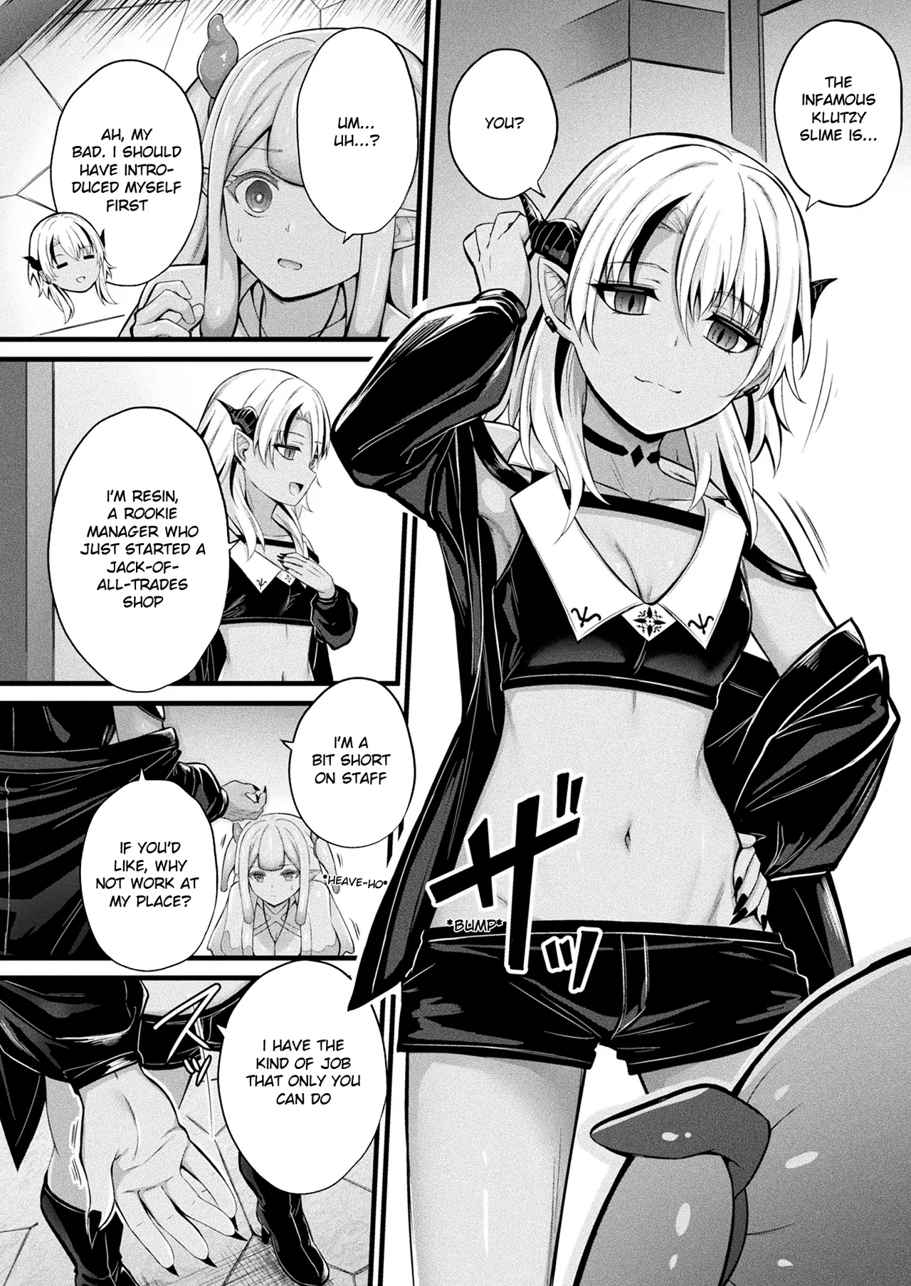 Slime Girl Meruru's Sexy Job - Episode 1 Chapter 1 - page 4