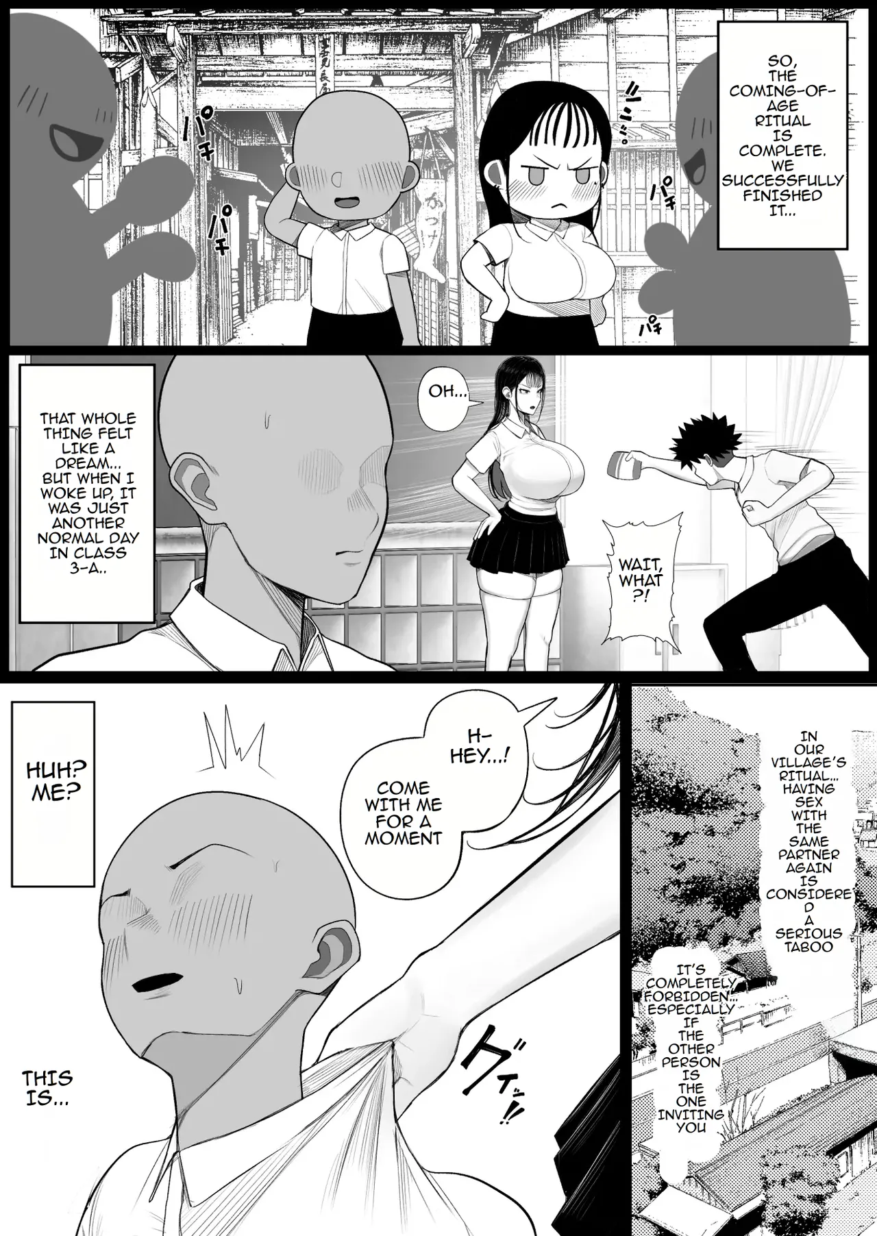 A Story About Fucking a Big-Titted Delinquent Because of Village Traditions Chapter 1 - page 40