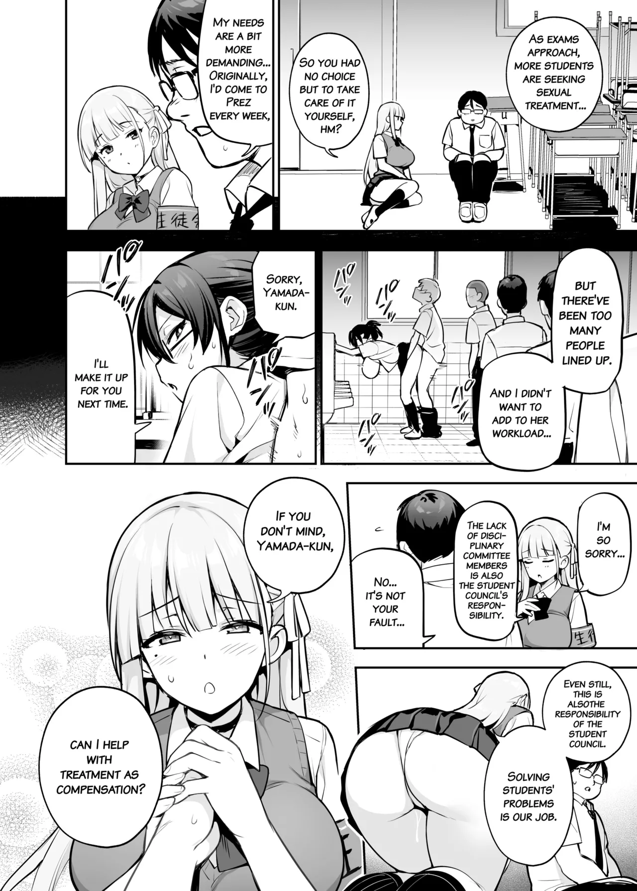Akogare no Seitokaichou ga Kyonyuu Sugiru Ken 2 Chapter 1 - page 27