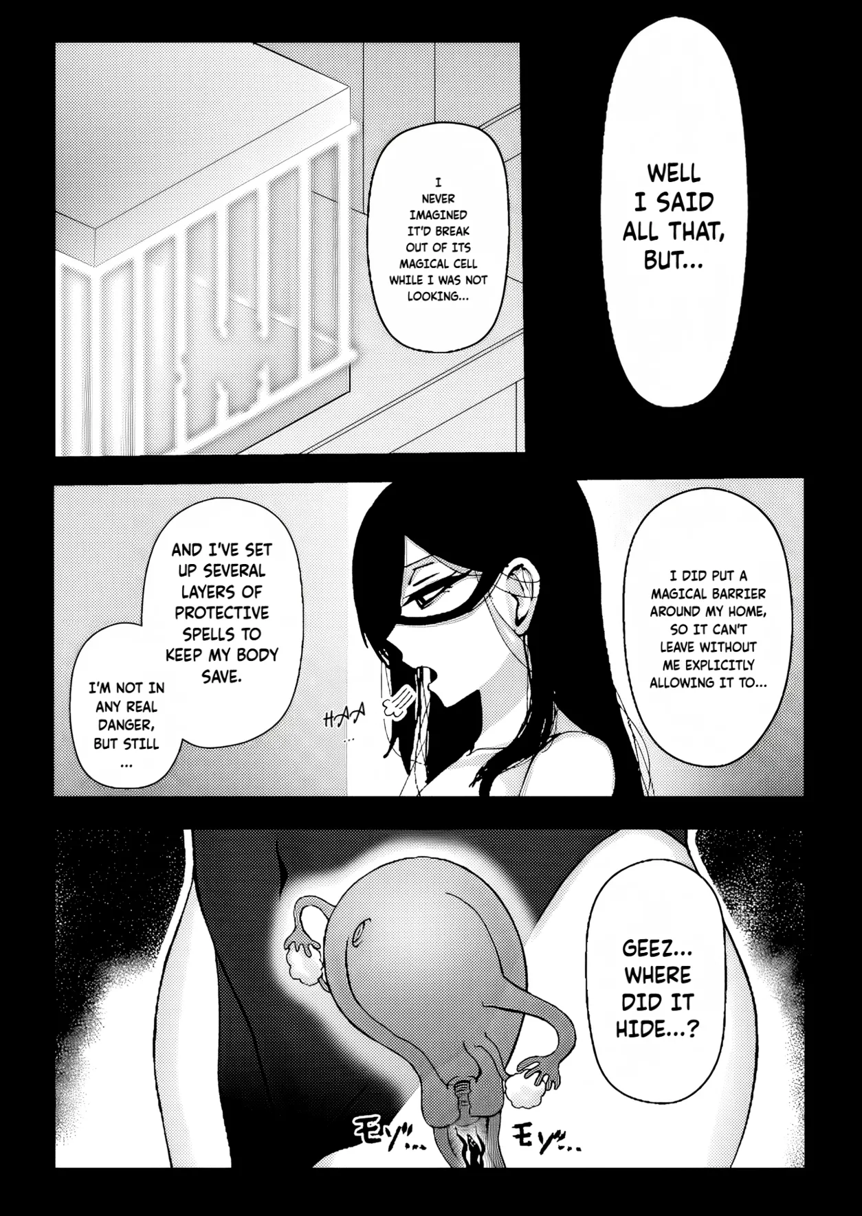 Majo ga Shokushuu to Mushi ni Kisei Sarete Shikyuu to Jinsei o Mechakucha ni Sareru Hanashi Chapter 1 - page 4