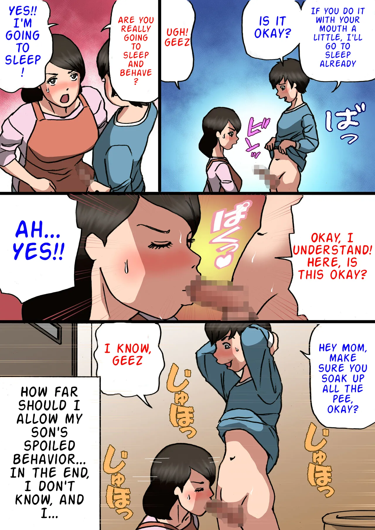 Mother wants to cure her son's spoiled behavior Chapter 1 - page 10