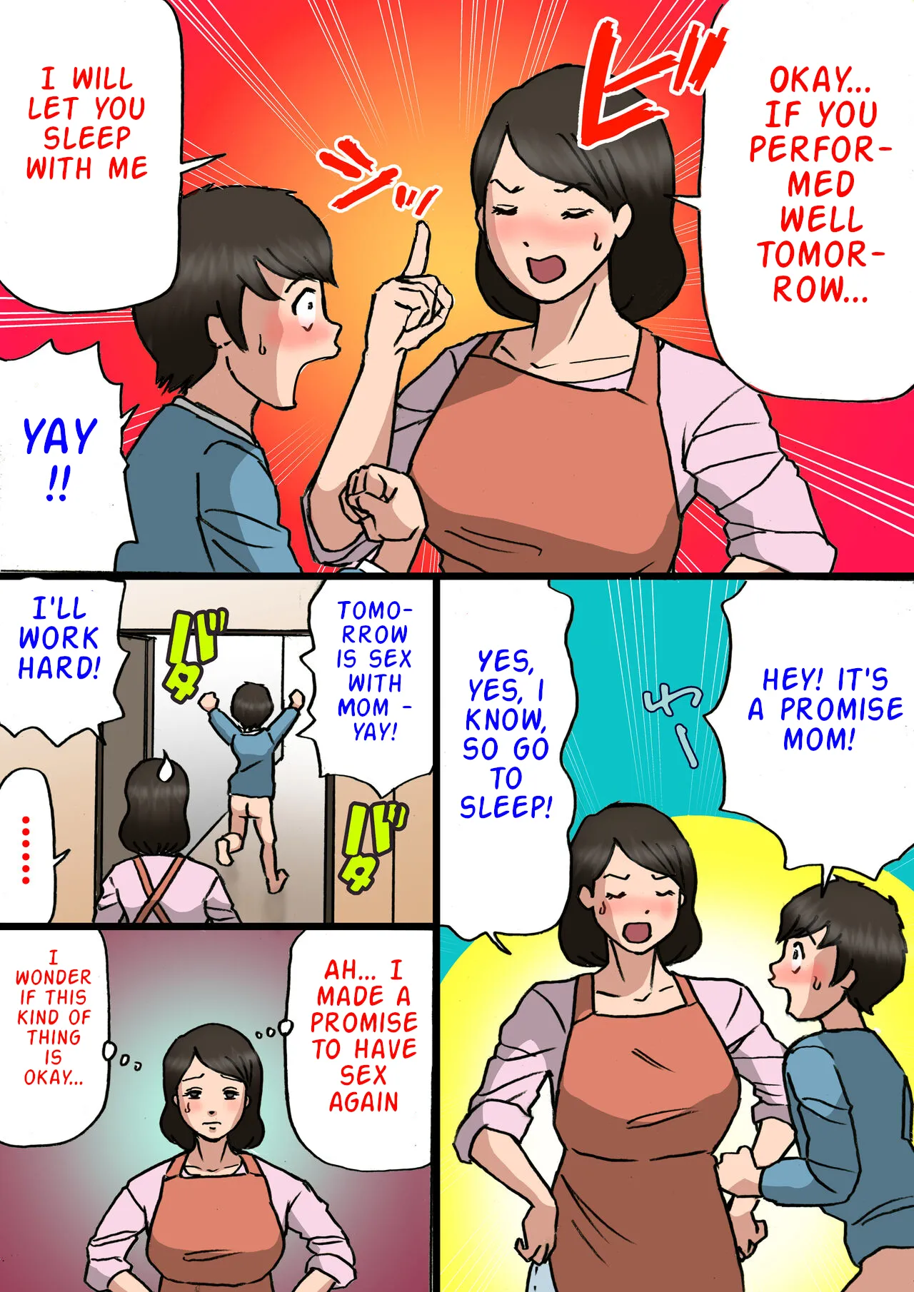 Mother wants to cure her son's spoiled behavior Chapter 1 - page 12