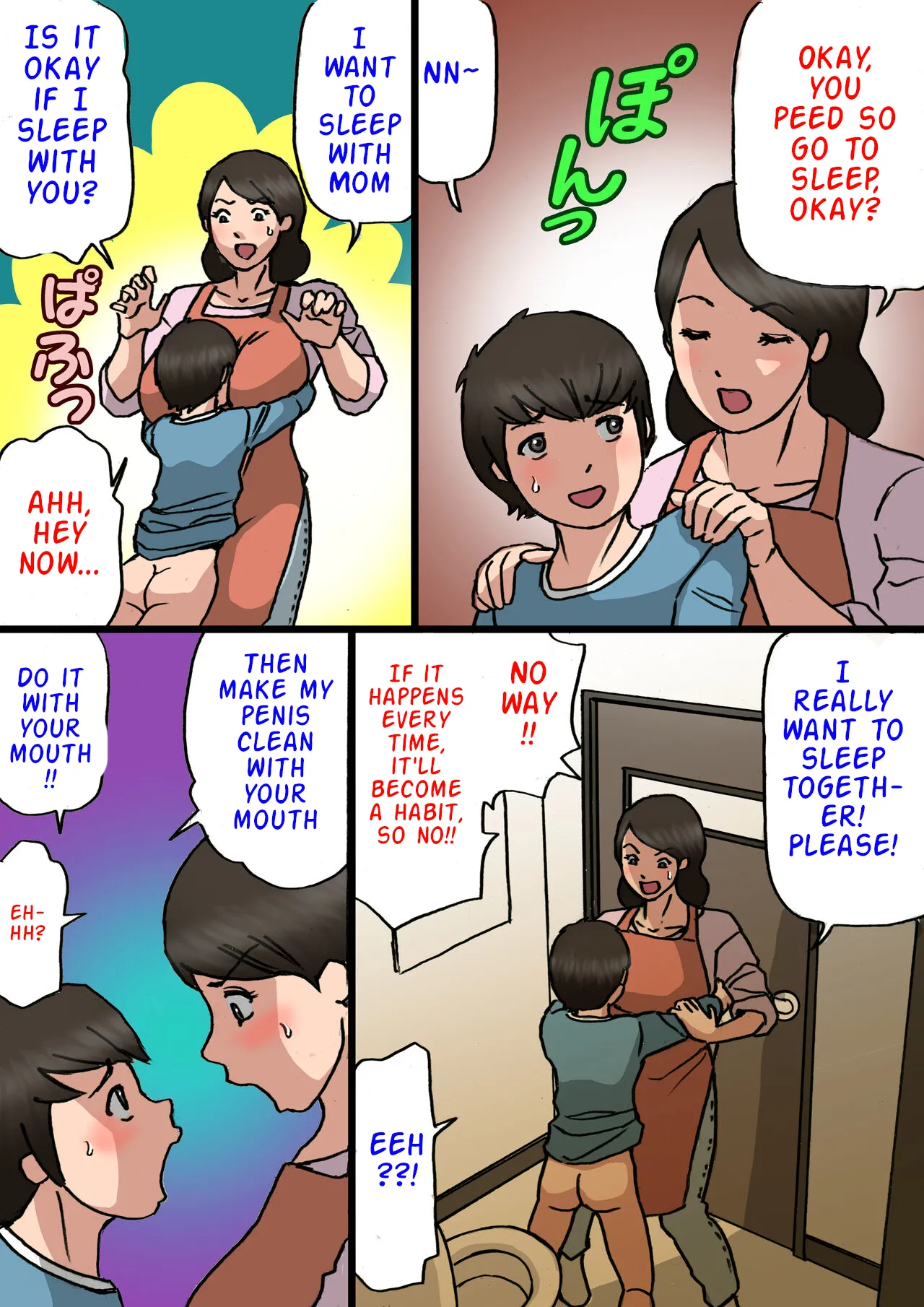 Mother wants to cure her son's spoiled behavior Chapter 1 - page 9