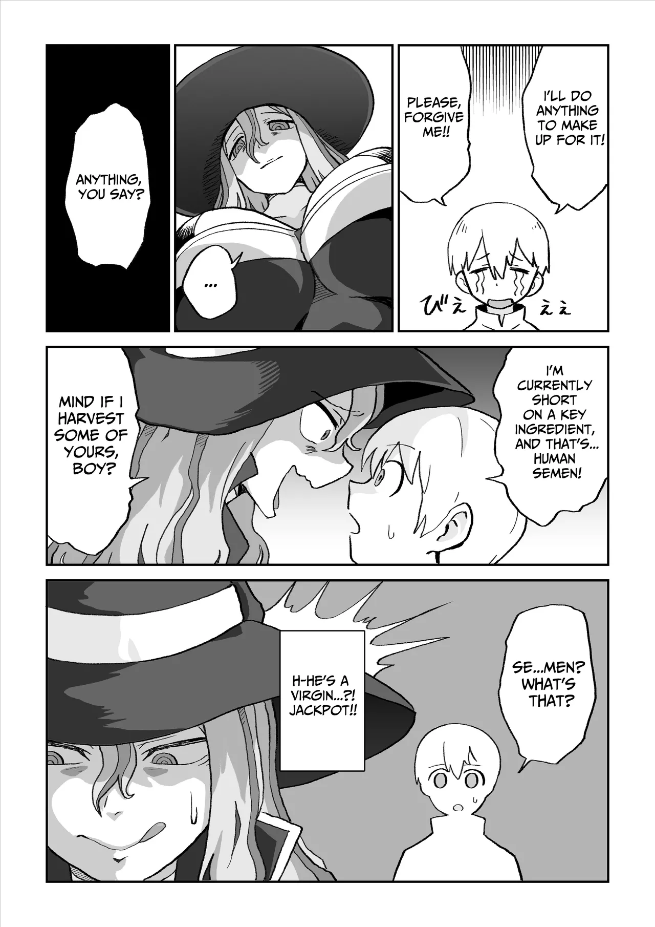 A Boy's Semen Is A Witch's Treasure Chapter 1 - page 7