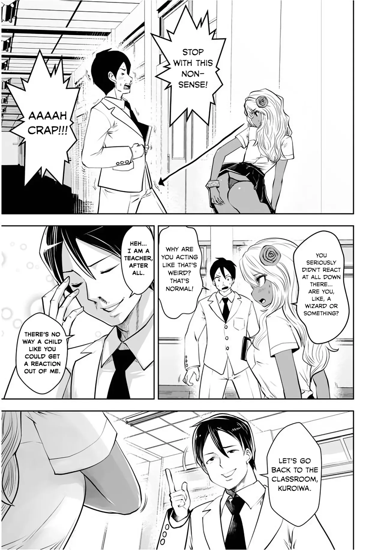 Black Gakkou ni Tsutomete Shimatta Sensei - Transferred to the Gyaru Academy vol 1 Chapter 1 - page 46