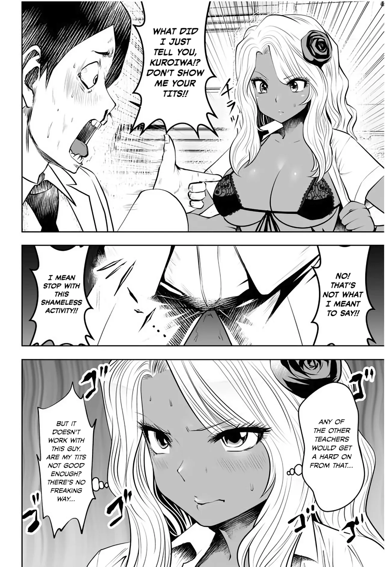 Black Gakkou ni Tsutomete Shimatta Sensei - Transferred to the Gyaru Academy vol 1 Chapter 1 - page 49