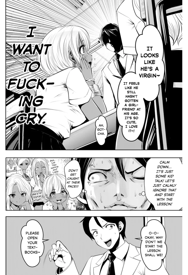 Black Gakkou ni Tsutomete Shimatta Sensei - Transferred to the Gyaru Academy vol 1 Chapter 1 - page 9