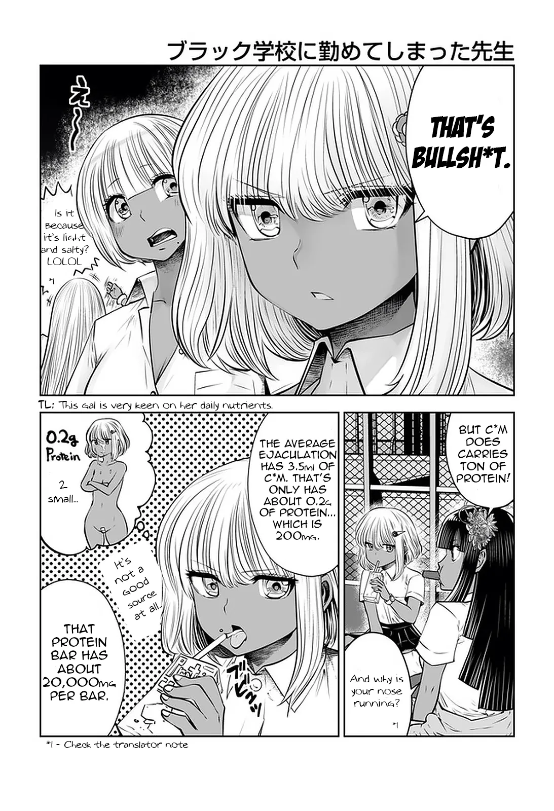 Black Gakkou ni Tsutomete Shimatta Sensei - Transferred to the Gyaru Academy vol 4 Chapter 1 - page 49