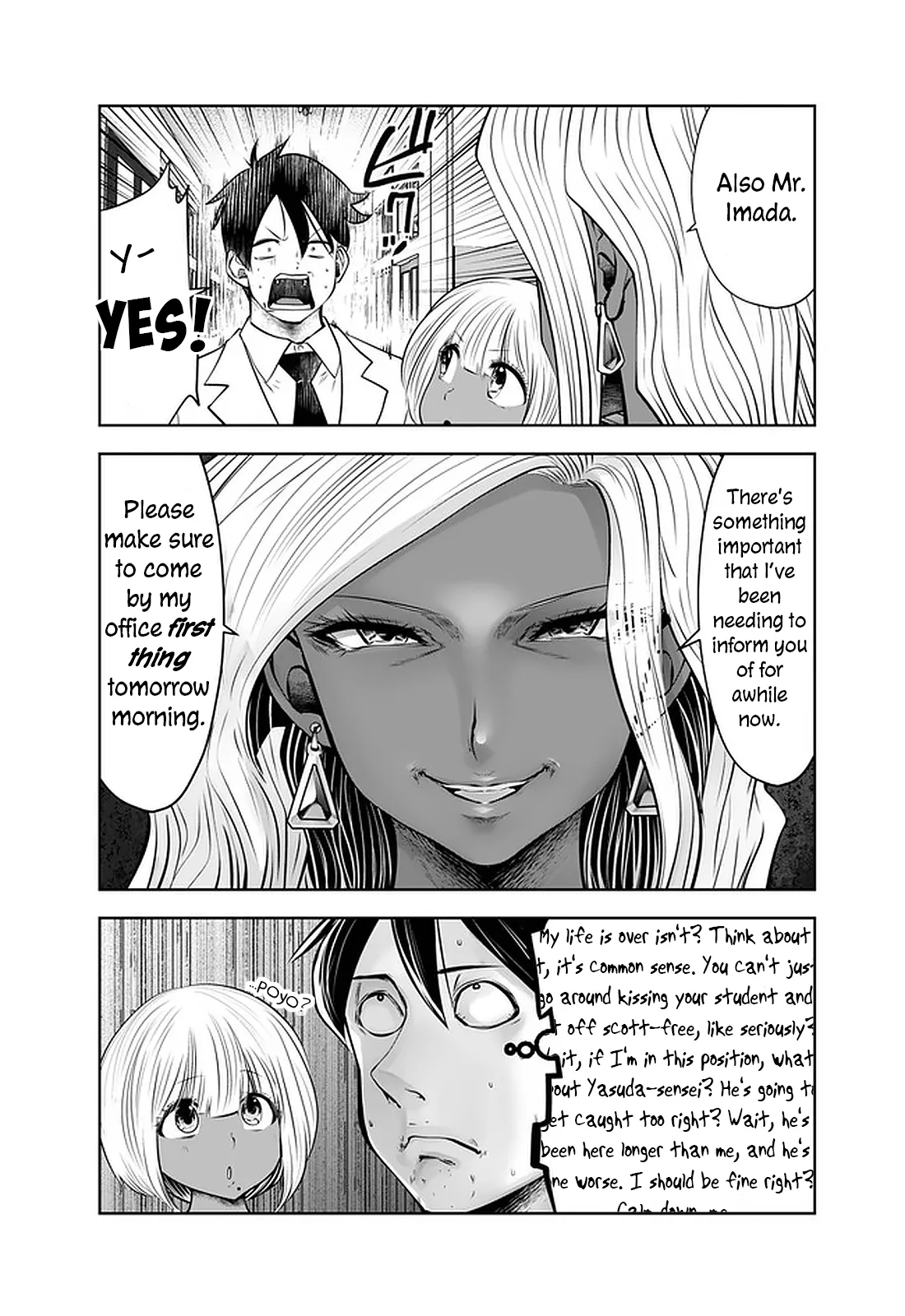 Black Gakkou ni Tsutomete Shimatta Sensei - Transferred to the Gyaru Academy vol 4 Chapter 1 - page 95