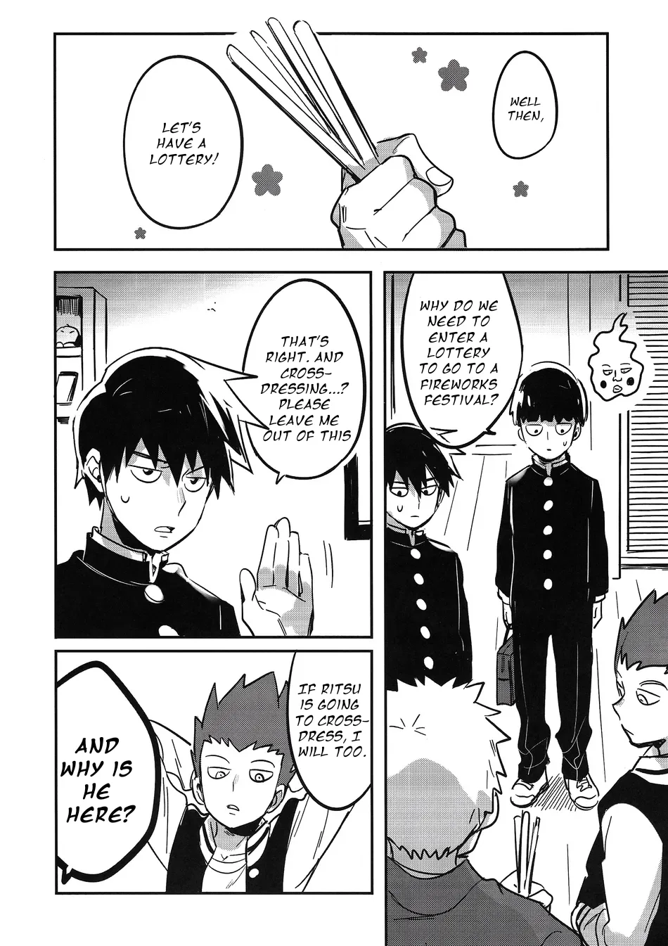 Natsusora Gurafiti – Mob Psycho 100 dj Chapter 1 - page 4