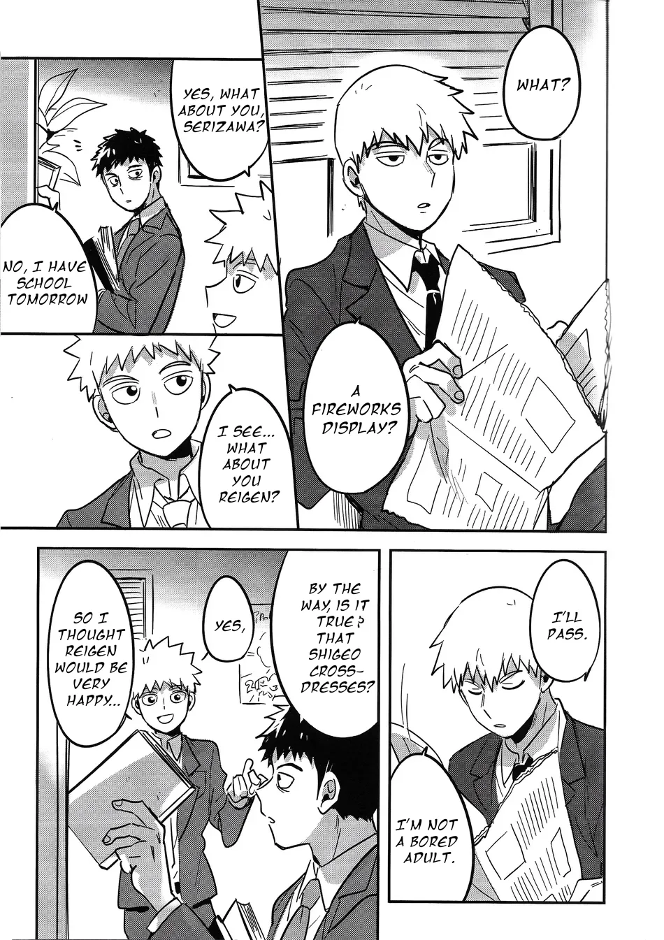Natsusora Gurafiti – Mob Psycho 100 dj Chapter 1 - page 7