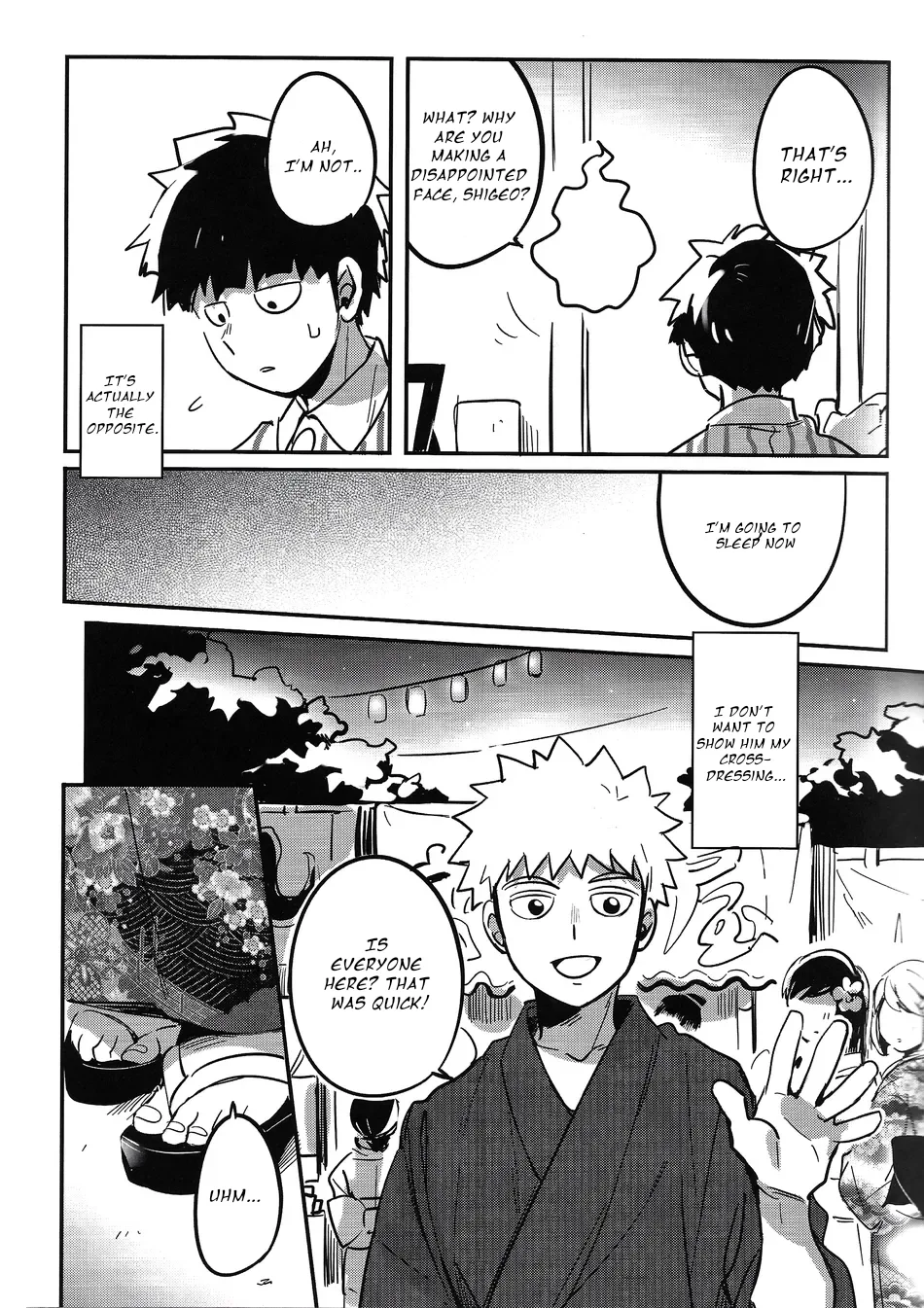 Natsusora Gurafiti – Mob Psycho 100 dj Chapter 1 - page 9