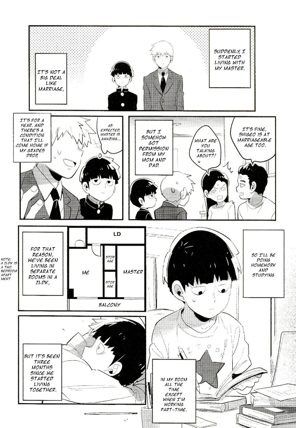 Torisetsu ~ Mob Side – Mob Psycho 100 dj Chapter 1 - page 3