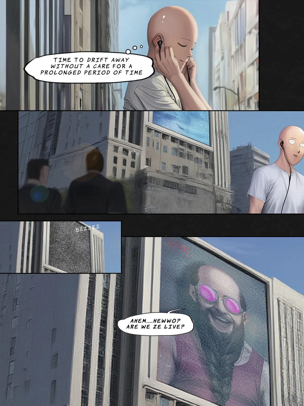 Humanity's Last Broadcast - A Tatsumaki Doujin Chapter 1 - page 8