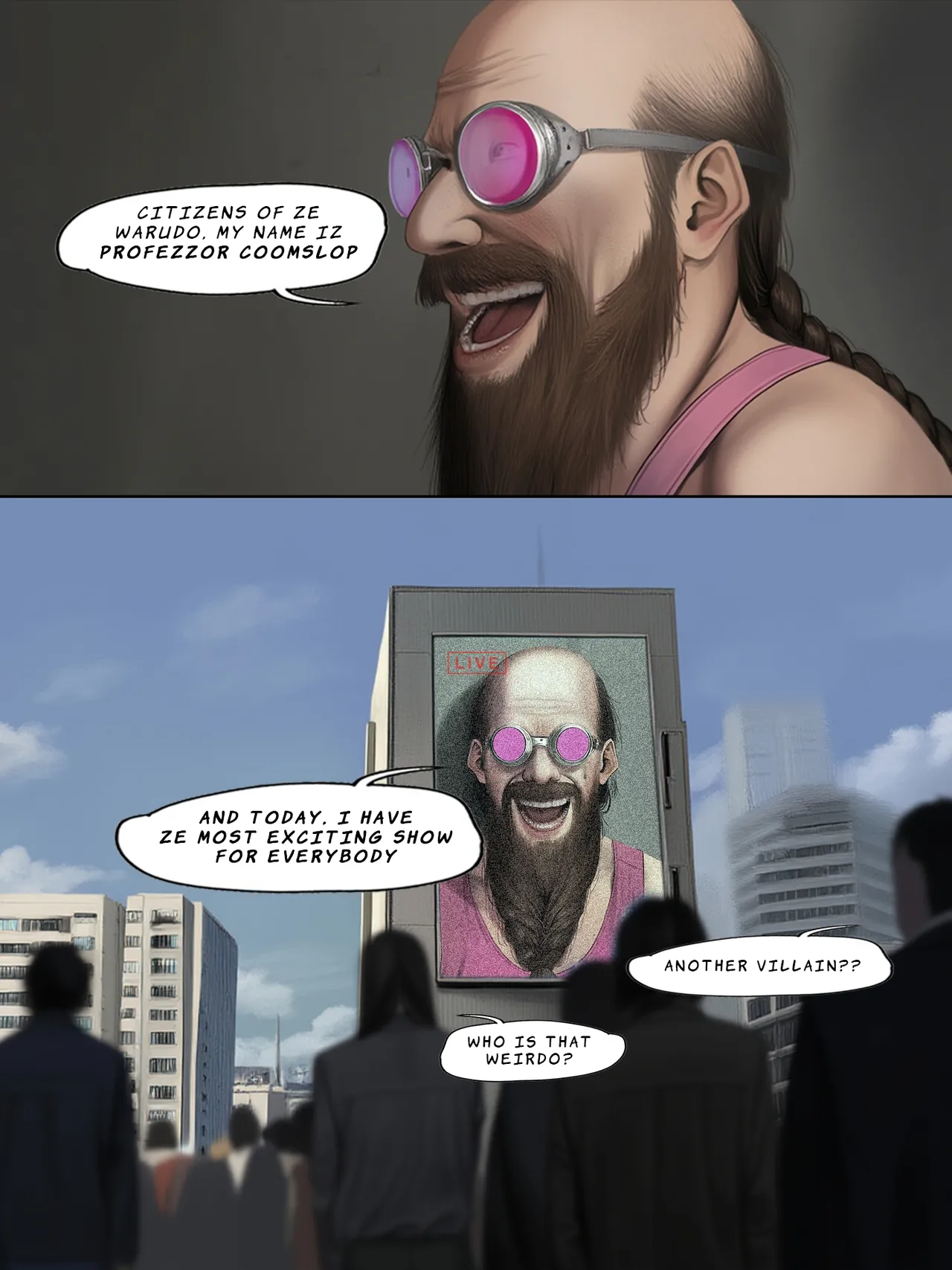 Humanity's Last Broadcast - A Tatsumaki Doujin Chapter 1 - page 9