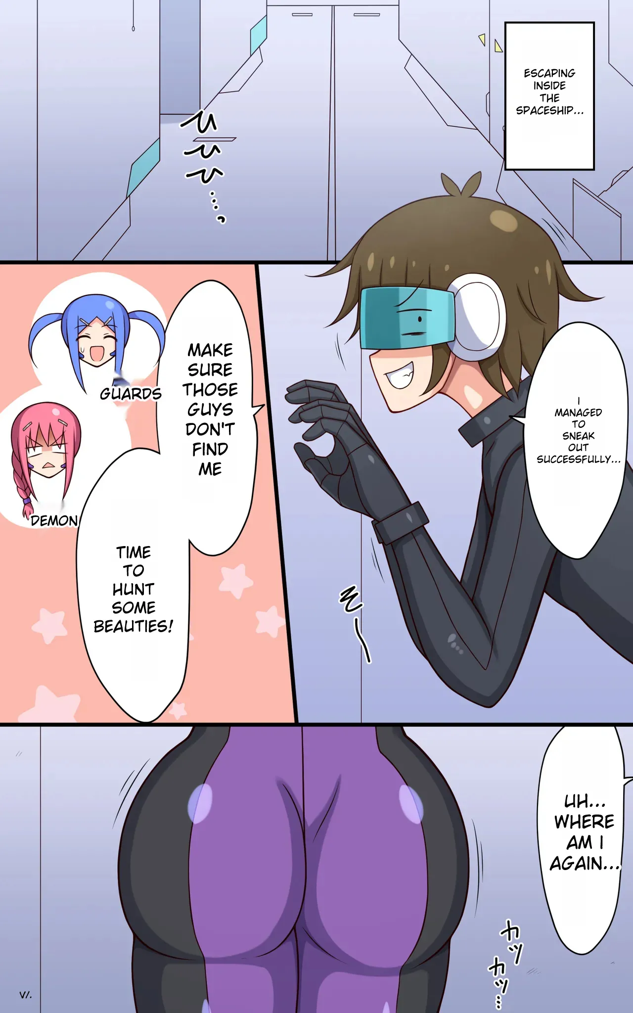 An eventful day at the tickling robot lab Chapter 1 - page 1