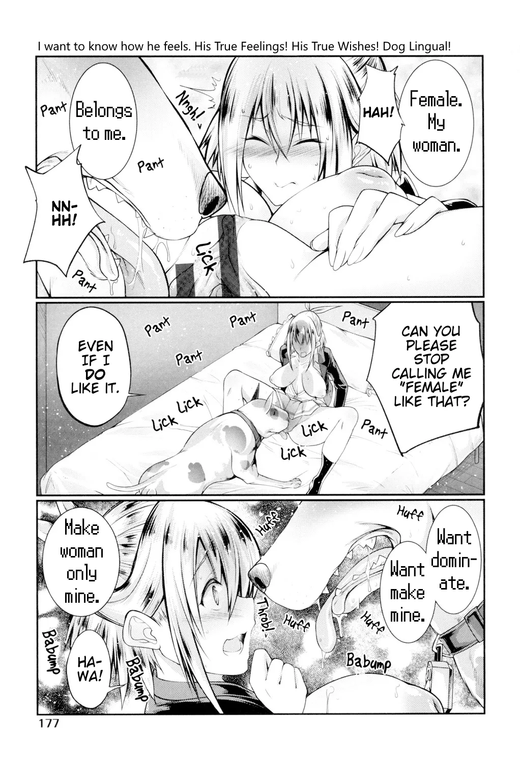 Kimochi ga Shiritai Honki! Honne! Inulingual Chapter 1 - page 9
