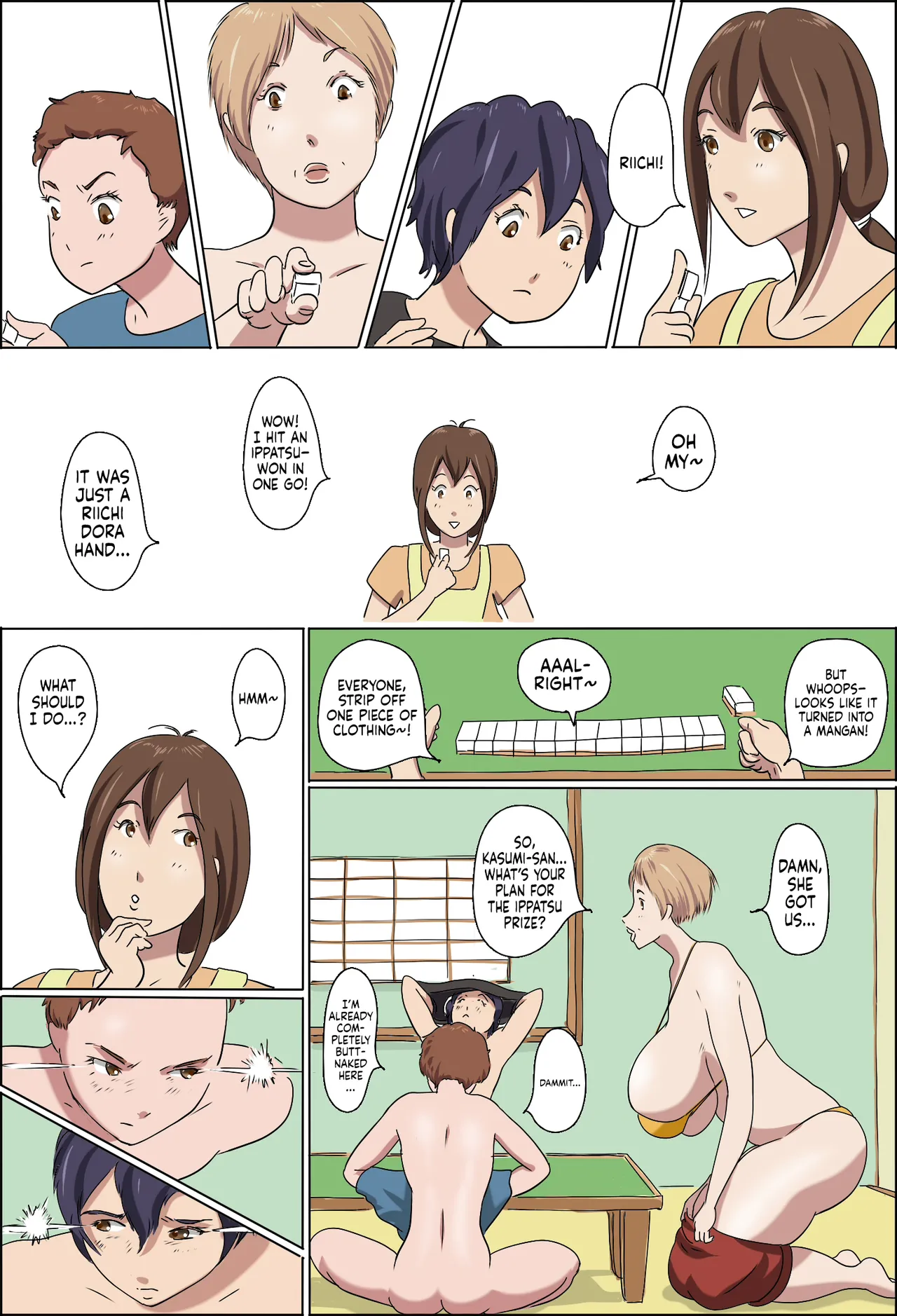 Kazoku Taikou Mahjan Taikai Chapter 1 - page 8