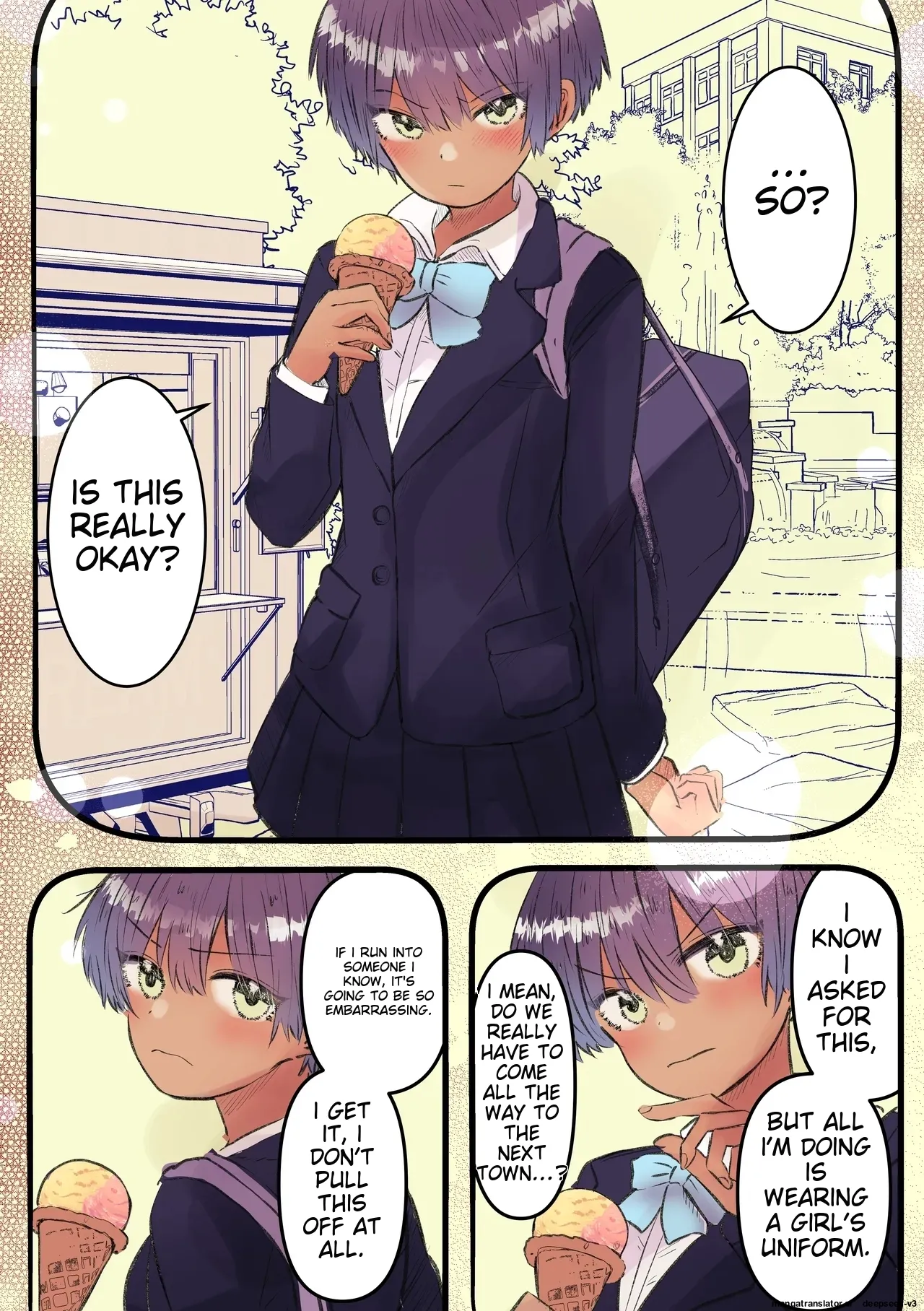 Boyish de Kyonyuu na Kanojo ga Mukashi no Otoko Tomodachi to Nomikai ni Itta Kiri Chapter 1 - page 17