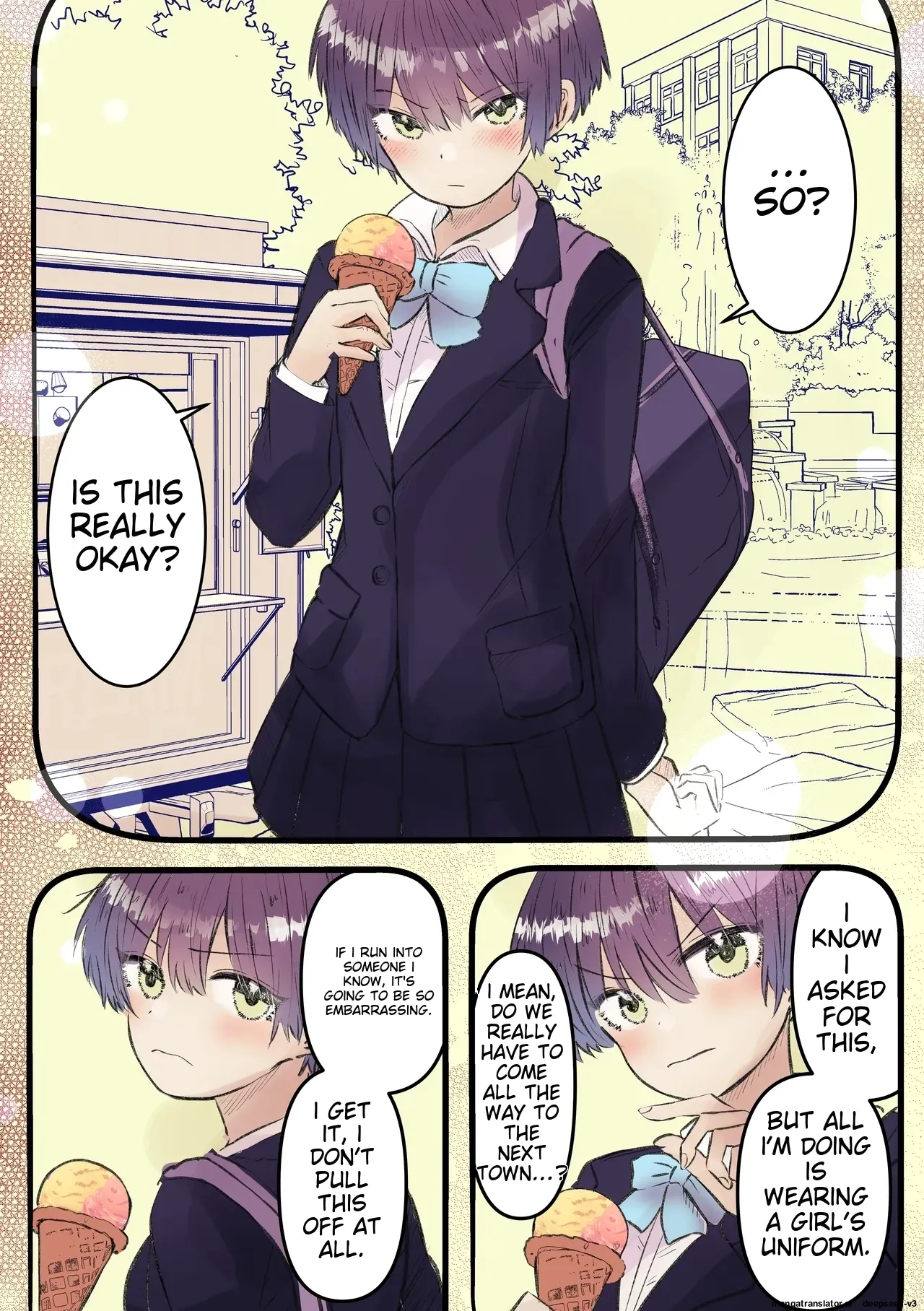 Boyish de Kyonyuu na Kanojo ga Mukashi no Otoko Tomodachi to Nomikai ni Itta Kiri Chapter 1 - page 64