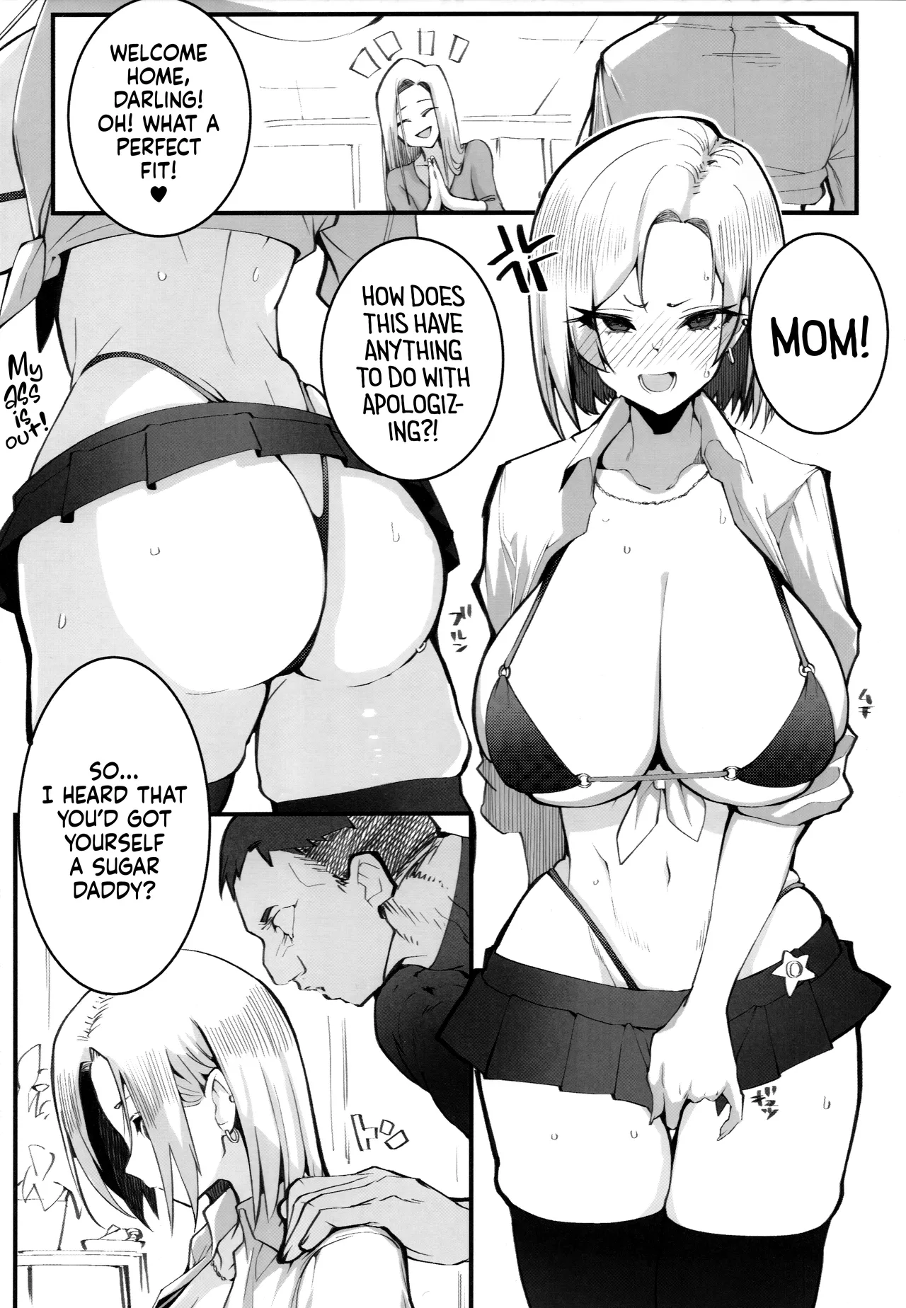Gal Oyako No Egui Kasegikata ー Gyaru mother-daughter family business Chapter 1 - page 3