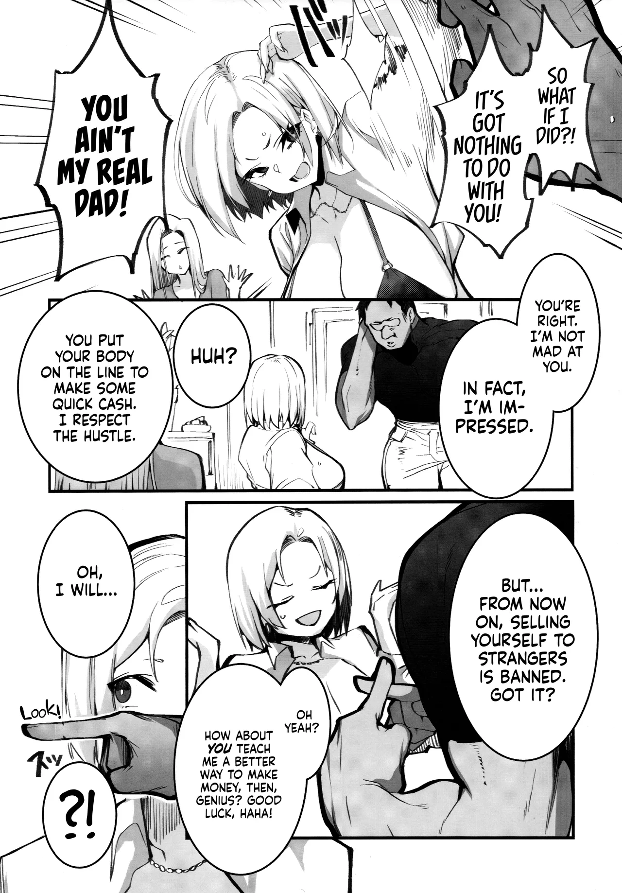 Gal Oyako No Egui Kasegikata ー Gyaru mother-daughter family business Chapter 1 - page 4