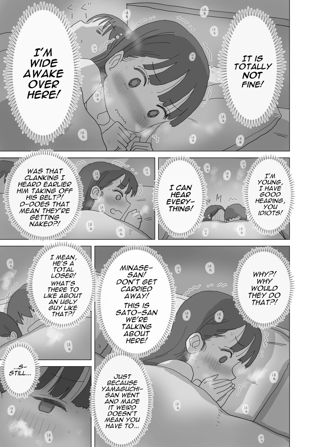 Aru Ooyuki no Tsumetai Yoru Boku no Ie no Futon no Naka de Beit-saki no Onnanoko-tachi ga Naisho de Micchaku Atatame Ecchi Shite Kureta Chapter 1 - page 28