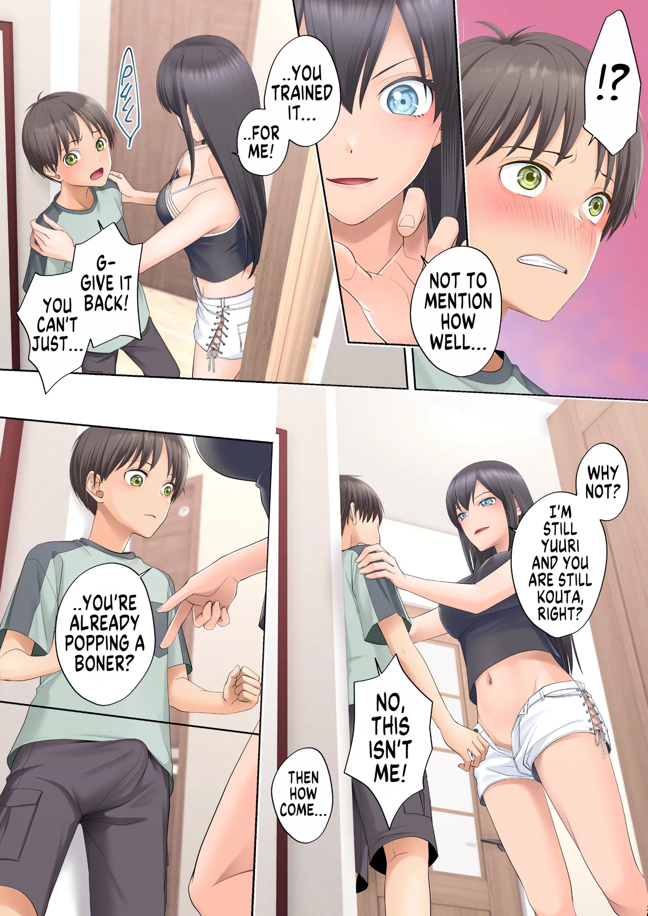 Boku Swap Ane ~Akogare no Onee-chan to Karada o Irekaerareteshimatta Boku~ Chapter 1 - page 35