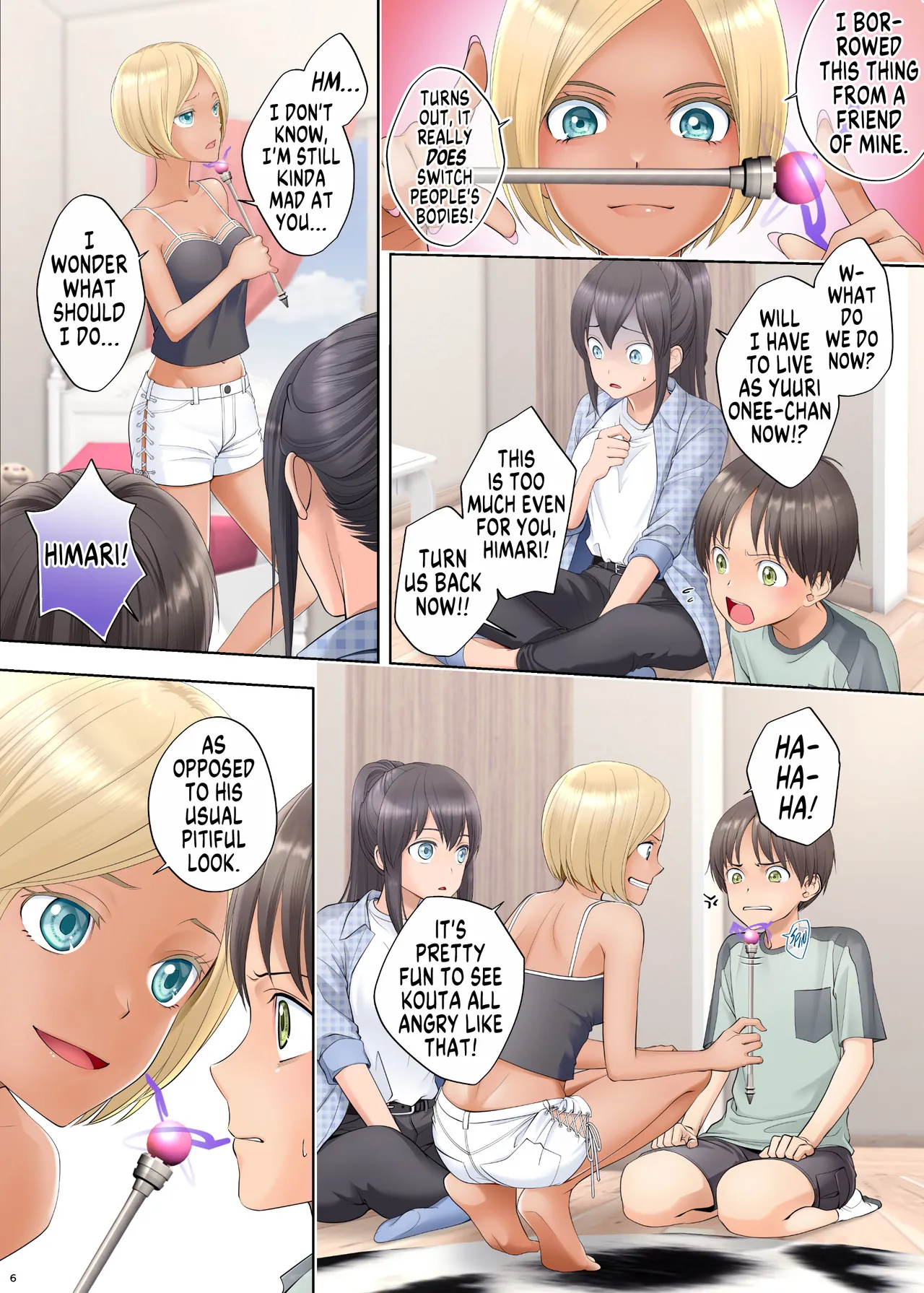 Boku Swap Ane ~Akogare no Onee-chan to Karada o Irekaerareteshimatta Boku~ Chapter 1 - page 6