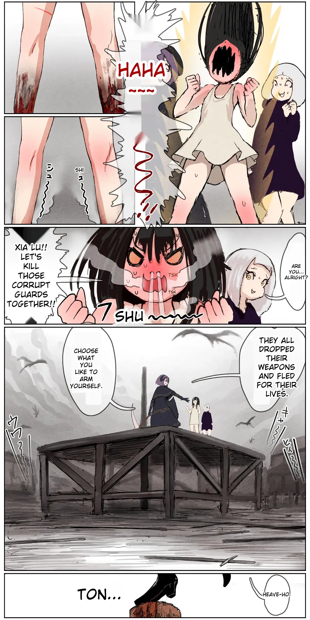 Haiboku Kenshi ~ The story of a woman who was defeated by a samurai Kenshi Chapter 1 - page 156