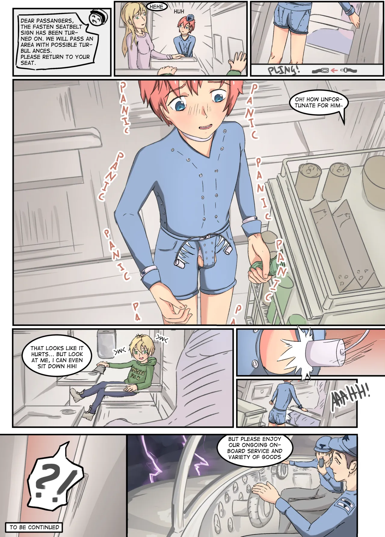 Elliot the flight attendant chapters 1-3 Chapter 1-3 - page 12