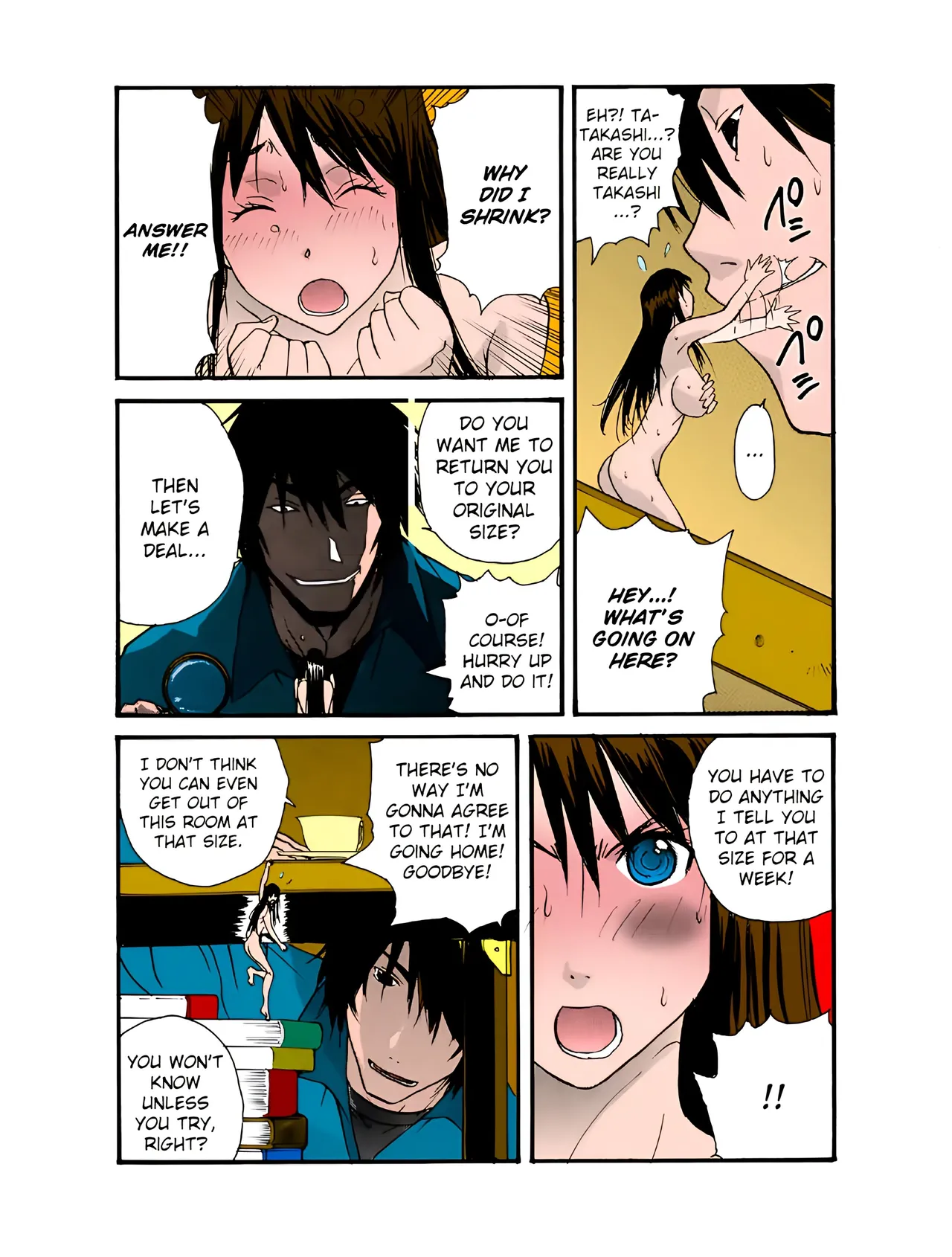 Small Kanojo ~18cm no Aitsu no Semasugiru Ana ~ -Eng- FULL COLOR Chapter 1 - page 12
