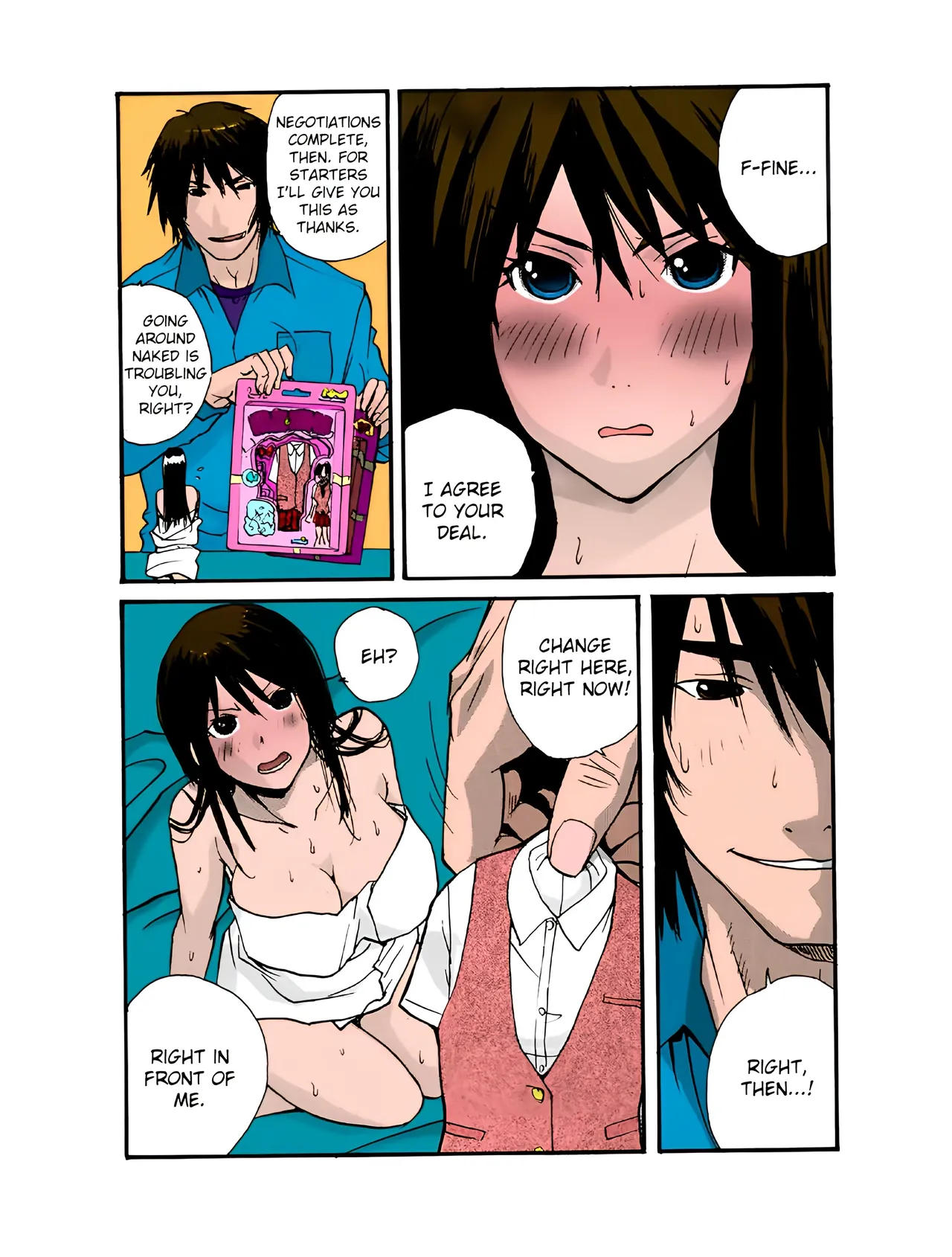 Small Kanojo ~18cm no Aitsu no Semasugiru Ana ~ -Eng- FULL COLOR Chapter 1 - page 21