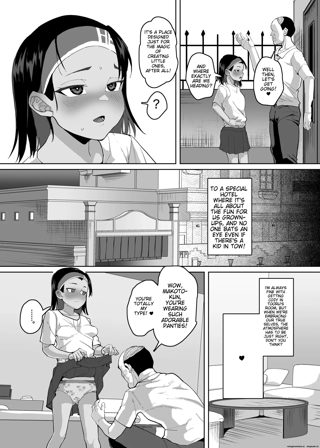 A story about a cute junior high school girl being hypnotized and having sex with her boyfriend's uncle Chapter 1 - page 13