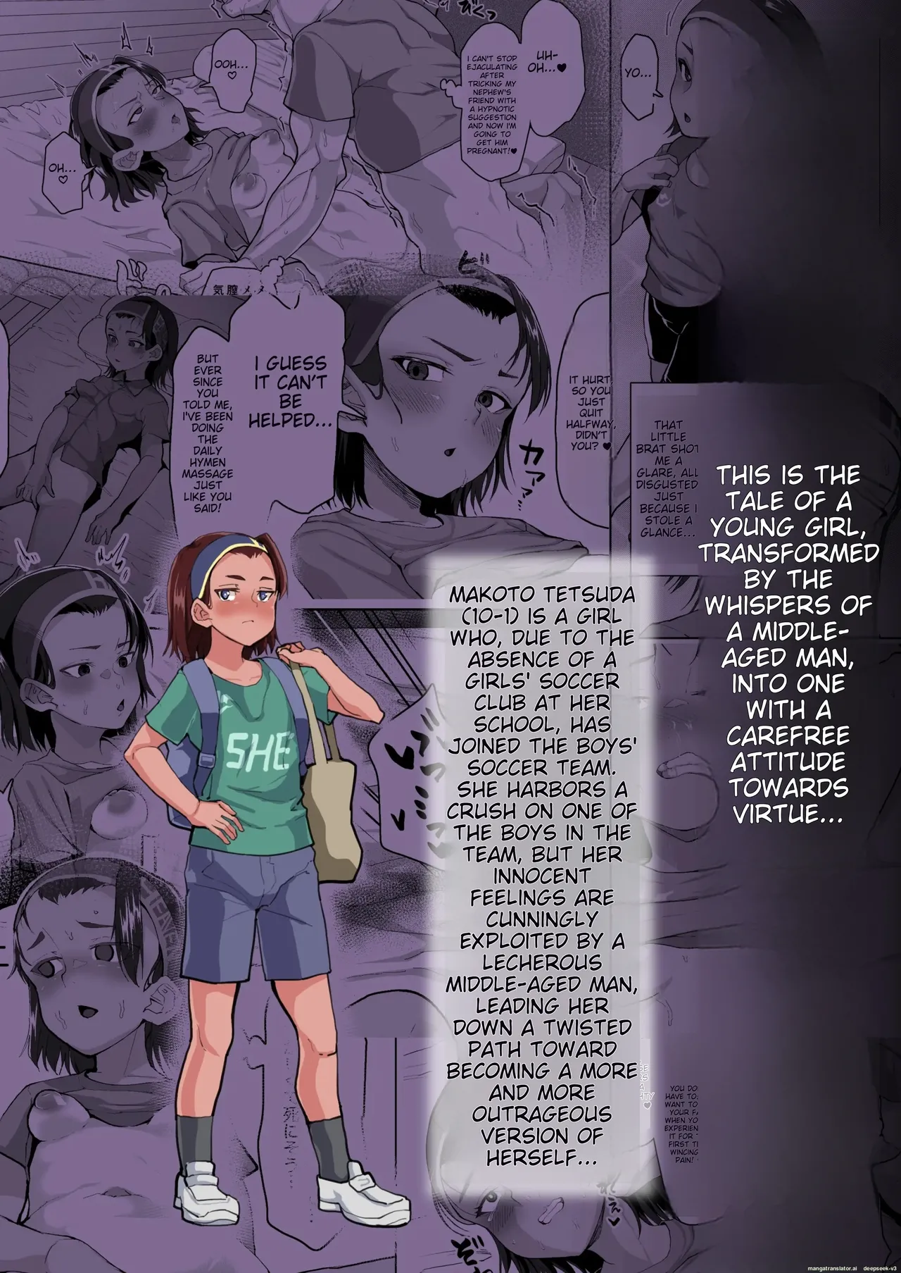 A story about a cute junior high school girl being hypnotized and trained to have sex Chapter 1 - page 34