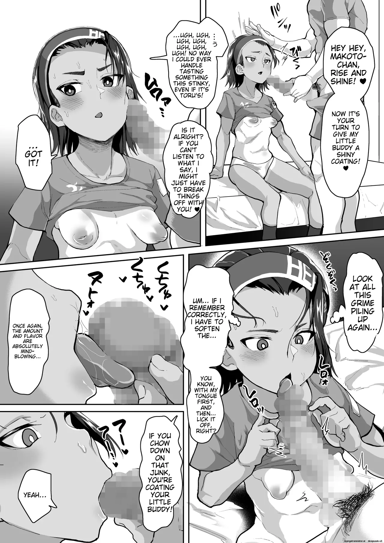 A story about a cute junior high school girl being hypnotized and trained to have sex Chapter 1 - page 9