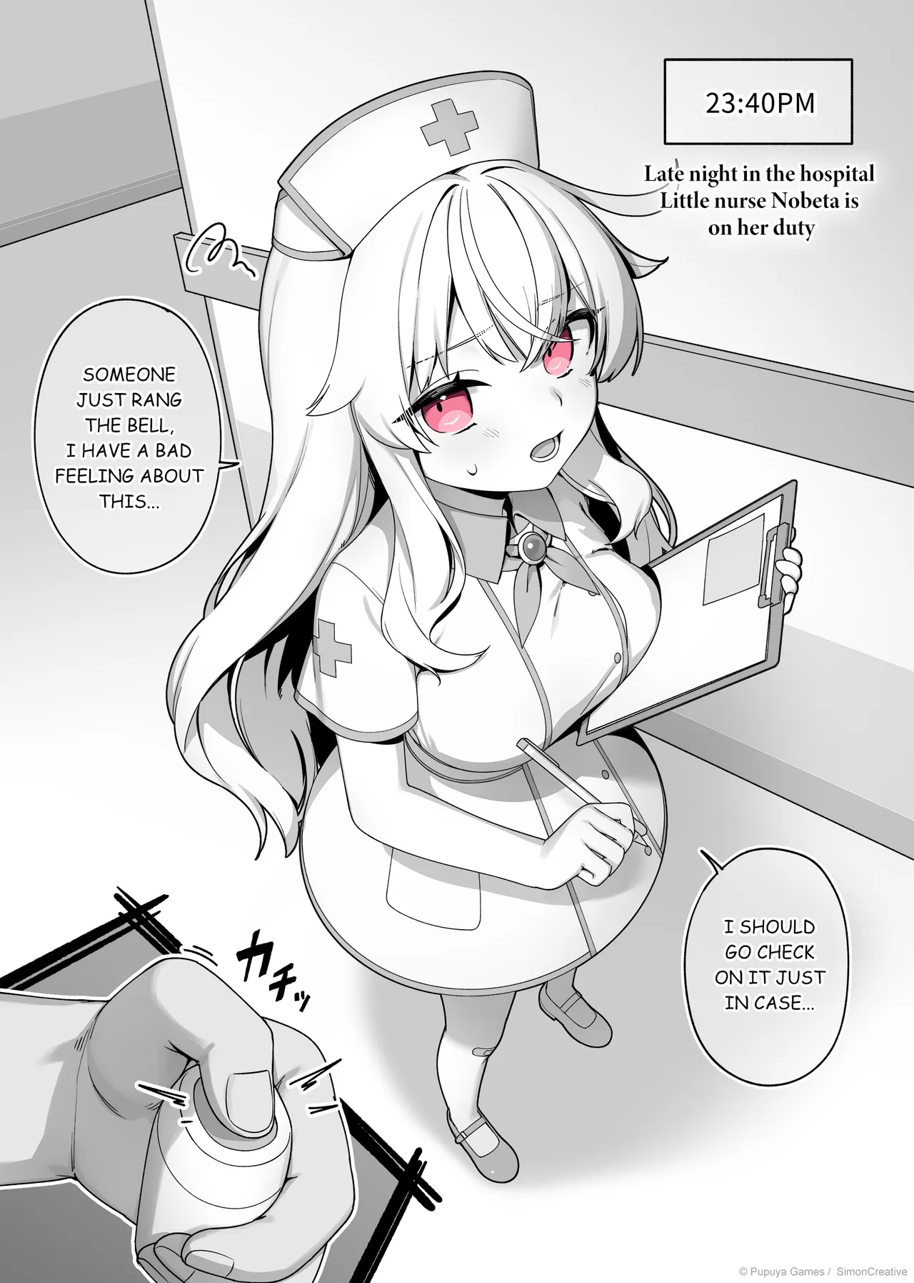 LIttle Witch Nobeta - Nurse Doujin - English Chapter 1 - page 1