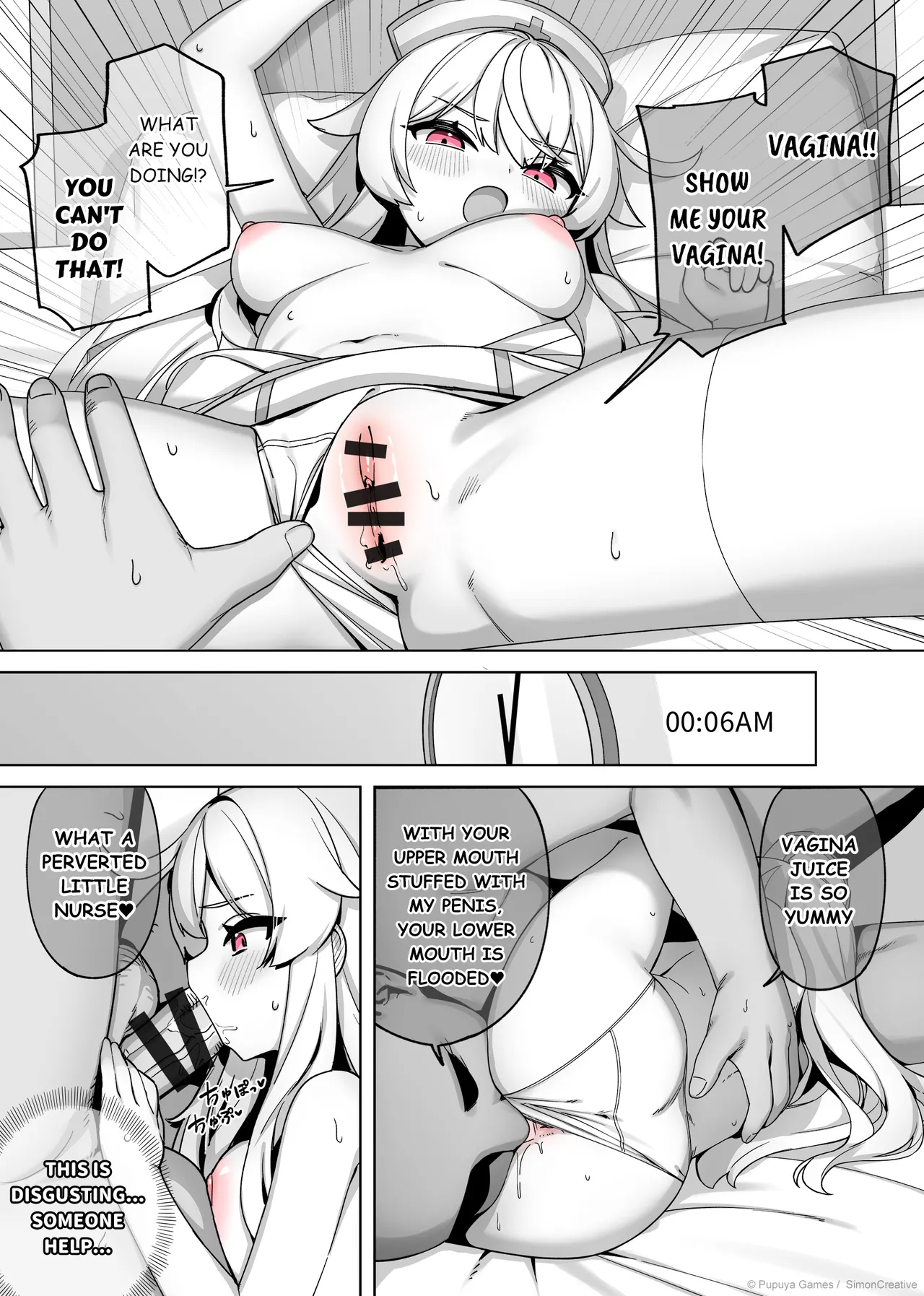 LIttle Witch Nobeta - Nurse Doujin - English Chapter 1 - page 3