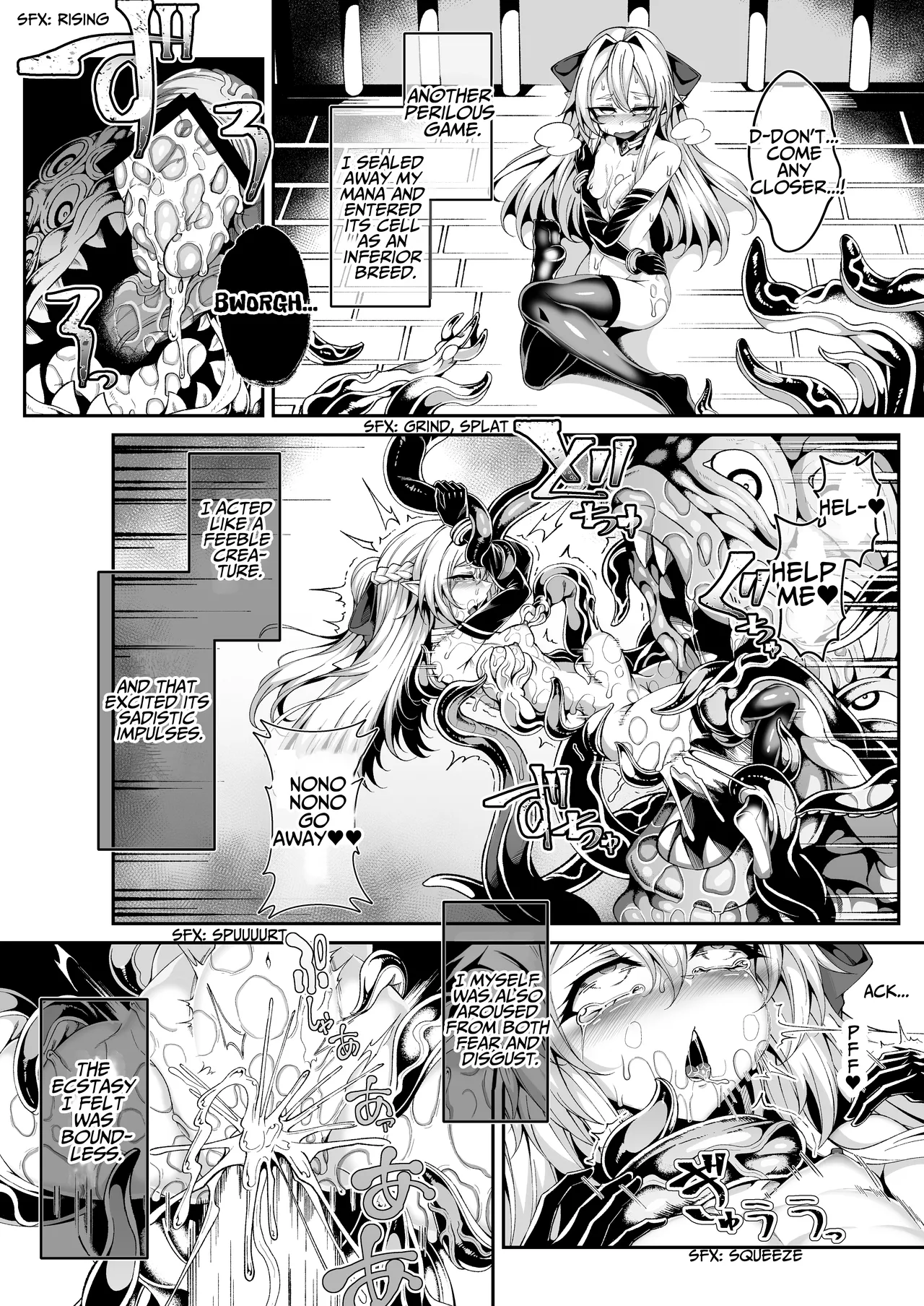 Llyeg in the Prison of Seminal Servitude ~Death Wish of Abominable and Masturbatory Sex~ Chapter 1 - page 12