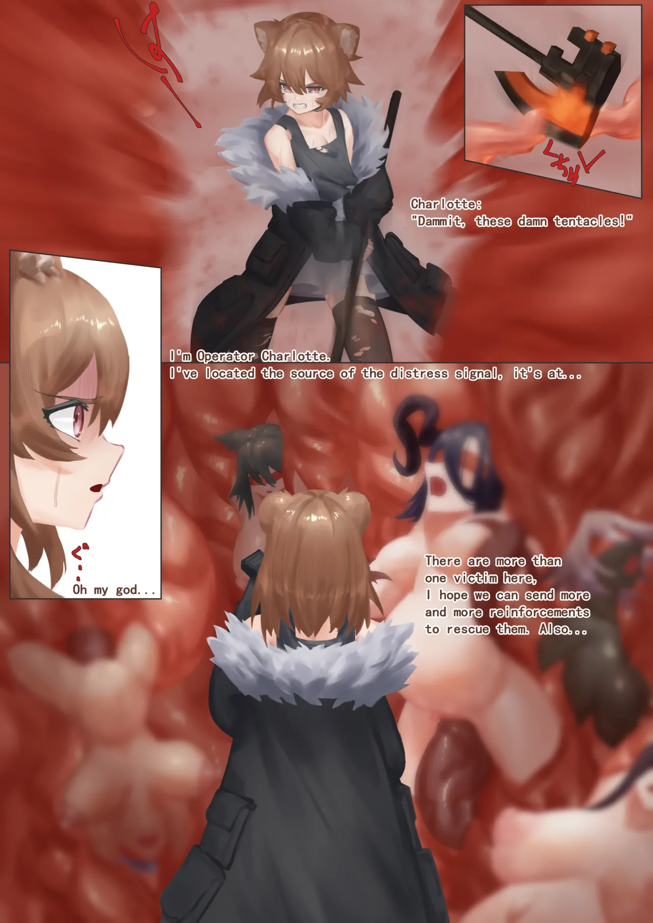 Firewatch tentacles rape Chapter 1 - page 14