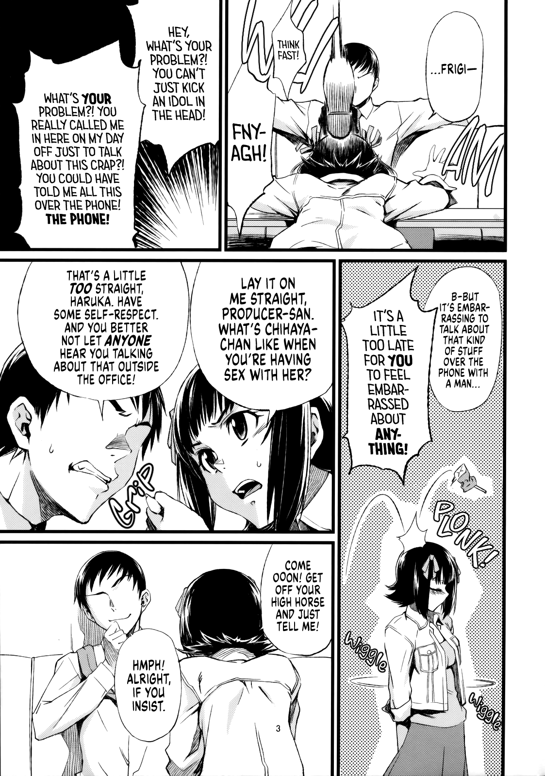 Haruka to Chihaya to Producer. ー Haruka, Chihaya and Producer Chapter 1 - page 4