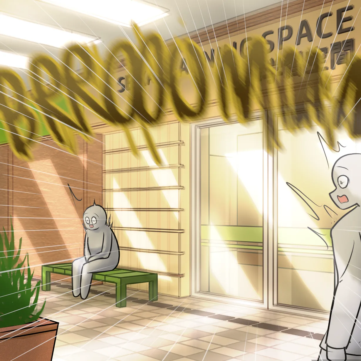 Library Silent goes wrong Chapter 1 - page 13