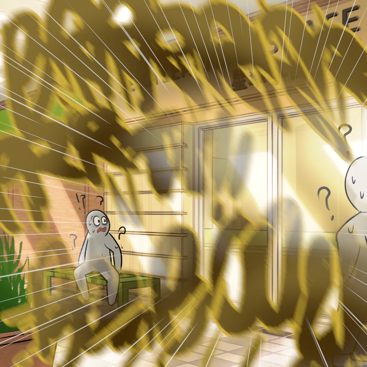 Library Silent goes wrong Chapter 1 - page 14