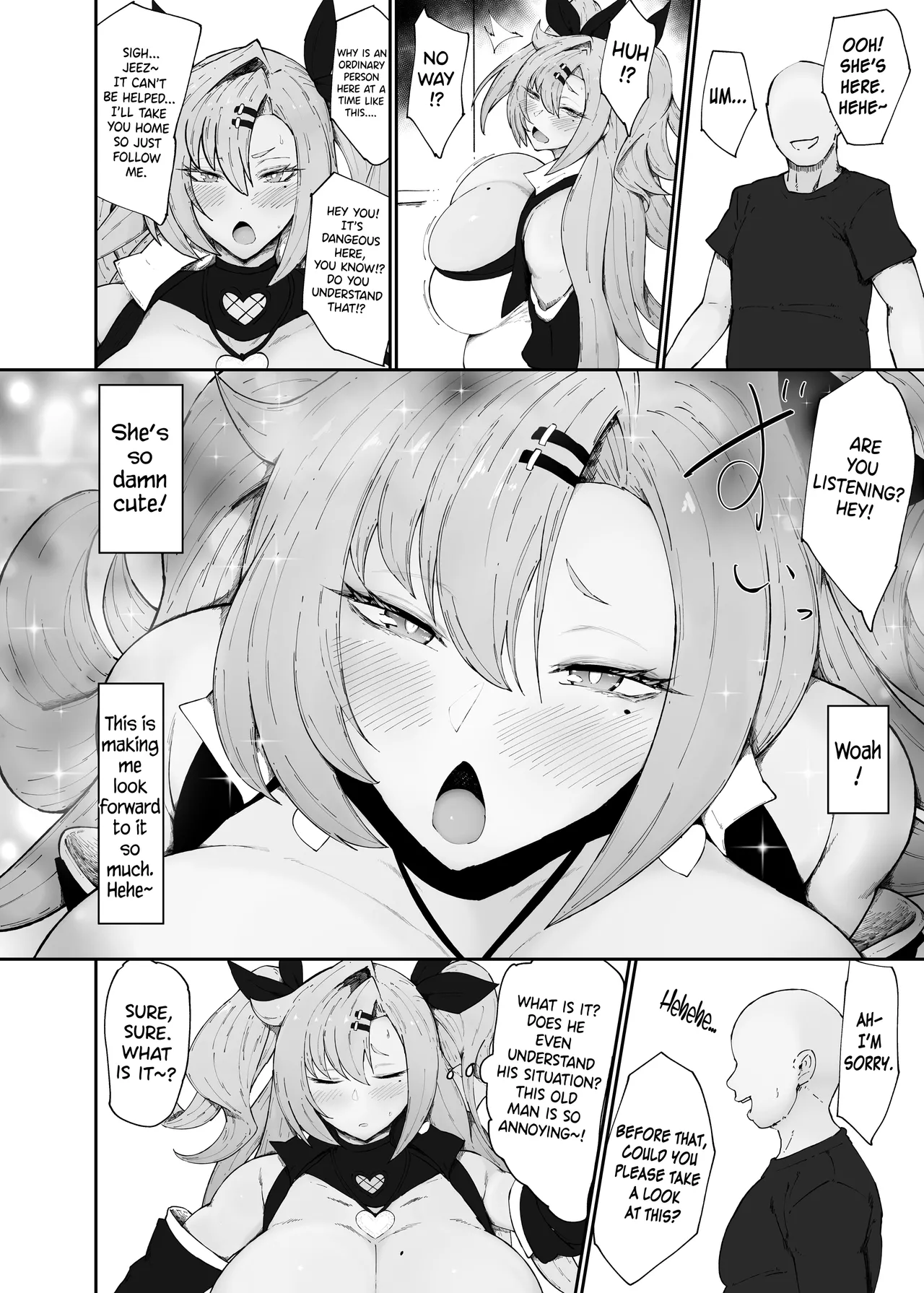 Slutty big busted Nicole-Chan Chapter 1 - page 4