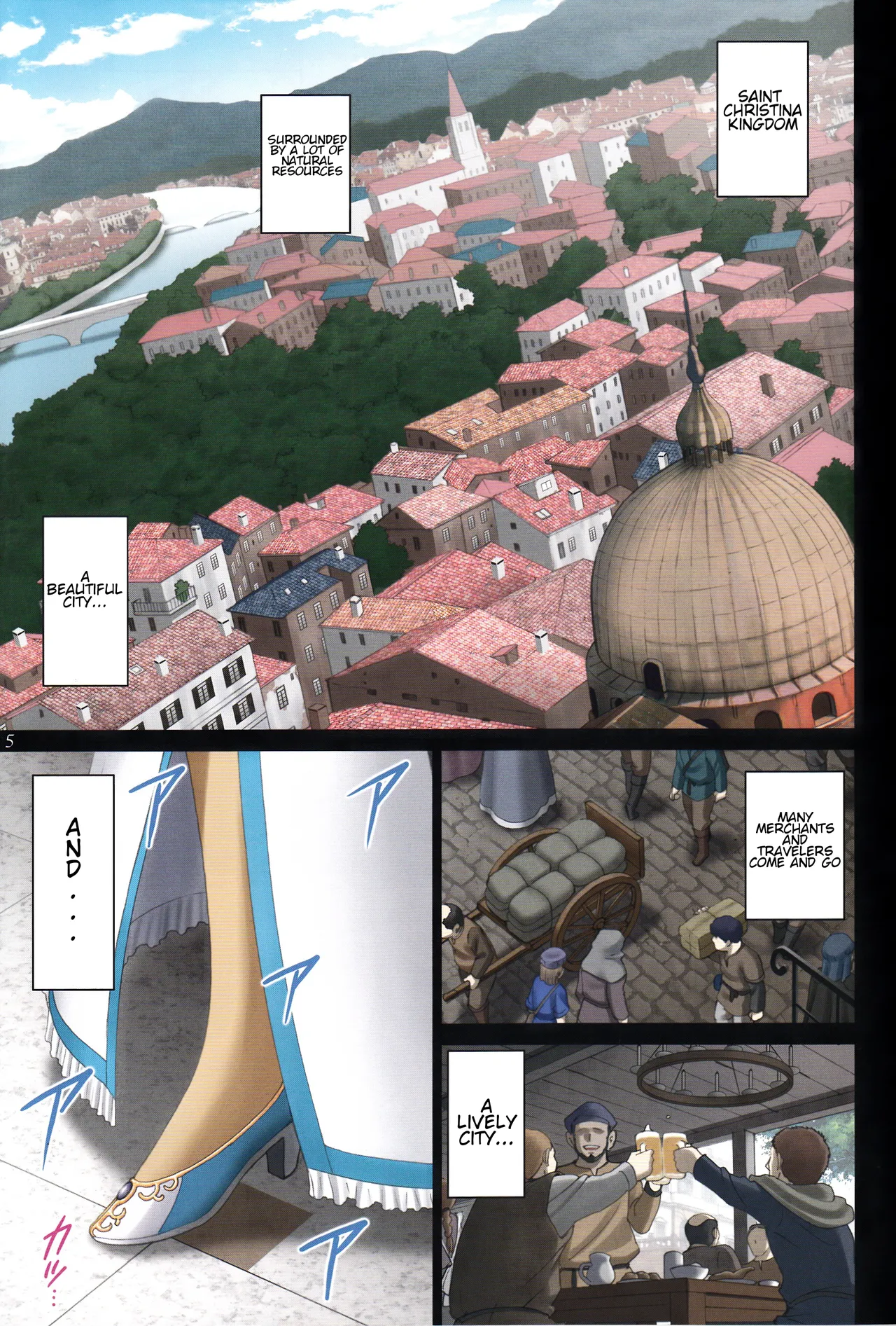 Roshutsu Otome Fantasy "Oujo wa seisona mirareta gari ~Yunaria Fon Vitoria ~ Chapter 1 - page 4