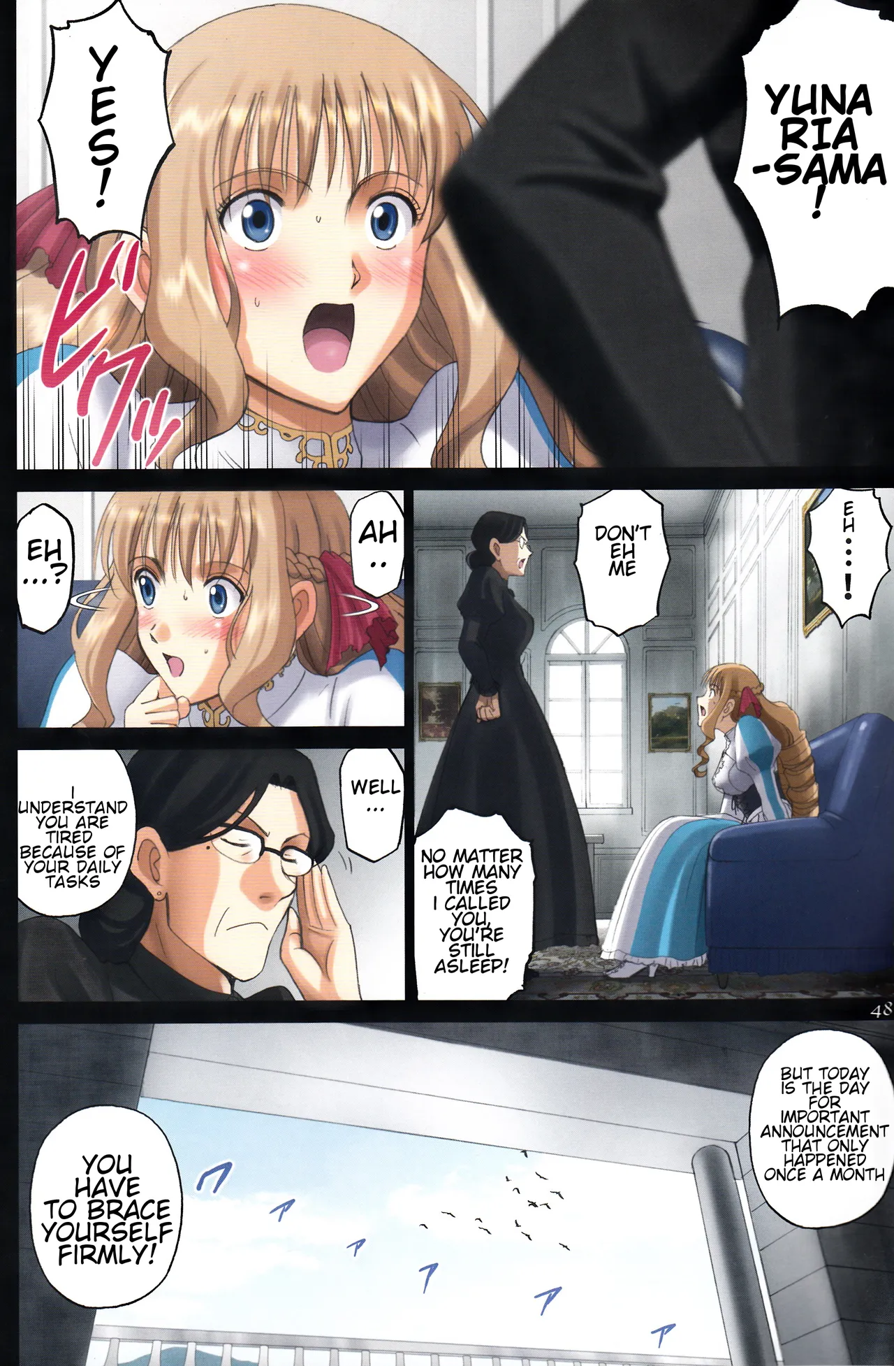 Roshutsu Otome Fantasy "Oujo wa inbina mirare makuri ~Yunaria Fon Vitoria ~ FINAL Chapter 1 - page 47