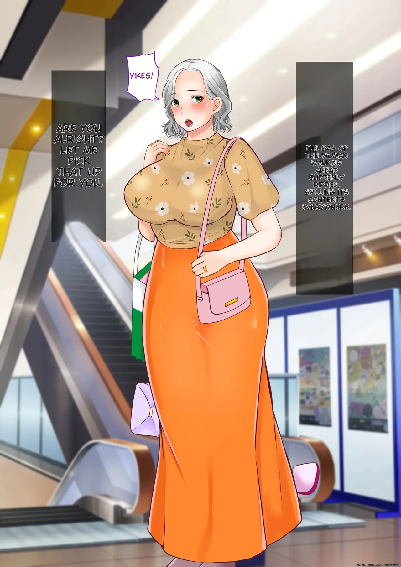 The story of how I picked up a plump and sexy old woman and made her my wife Chapter 1 - page 2