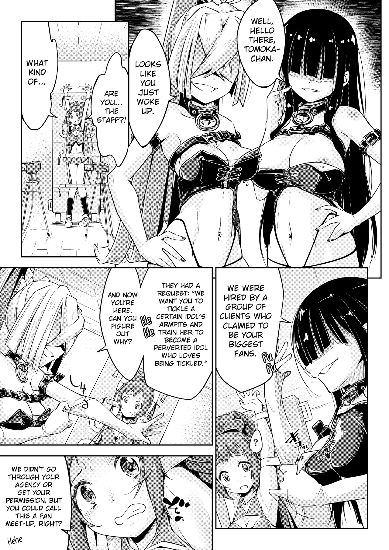 Armpit Idol Ultimate Tickling Training Chapter 1 - page 6