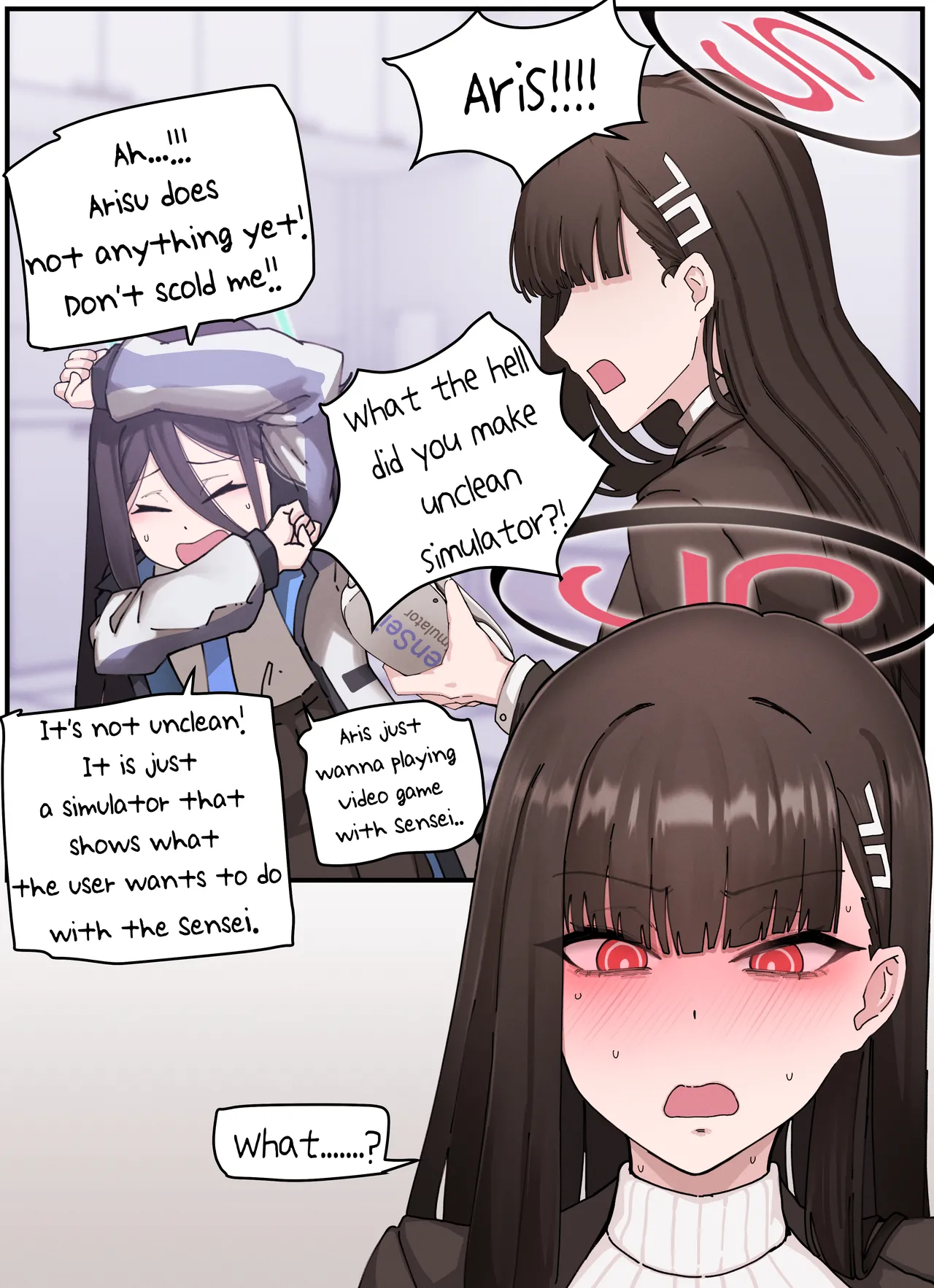 Kivotos Gravure #03: Sensei Simulator Chapter 1 - page 9